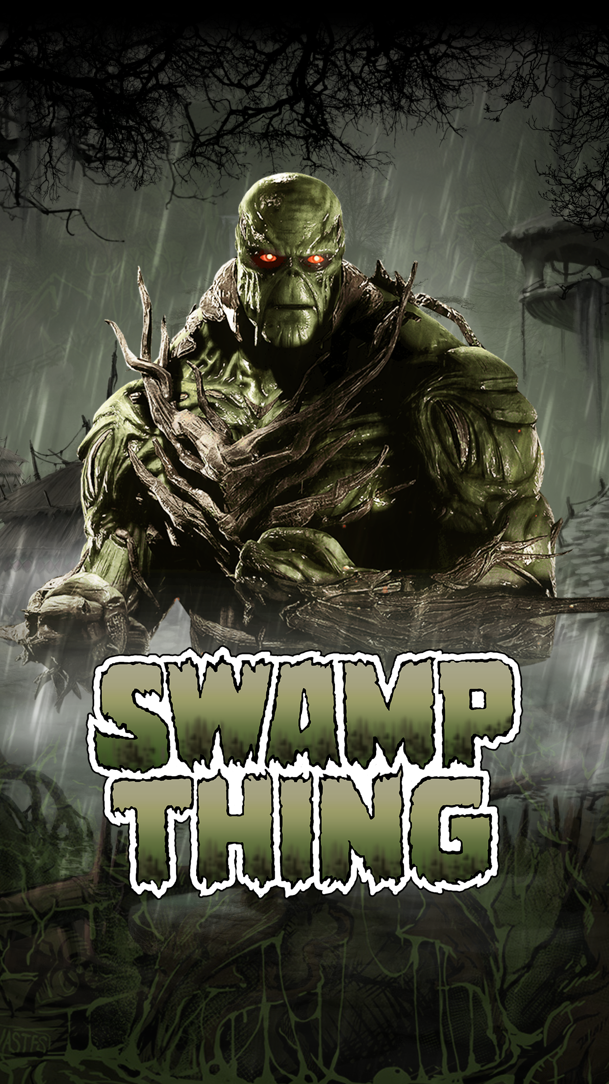 My new iPhone wallpaper (Swamp Thing)