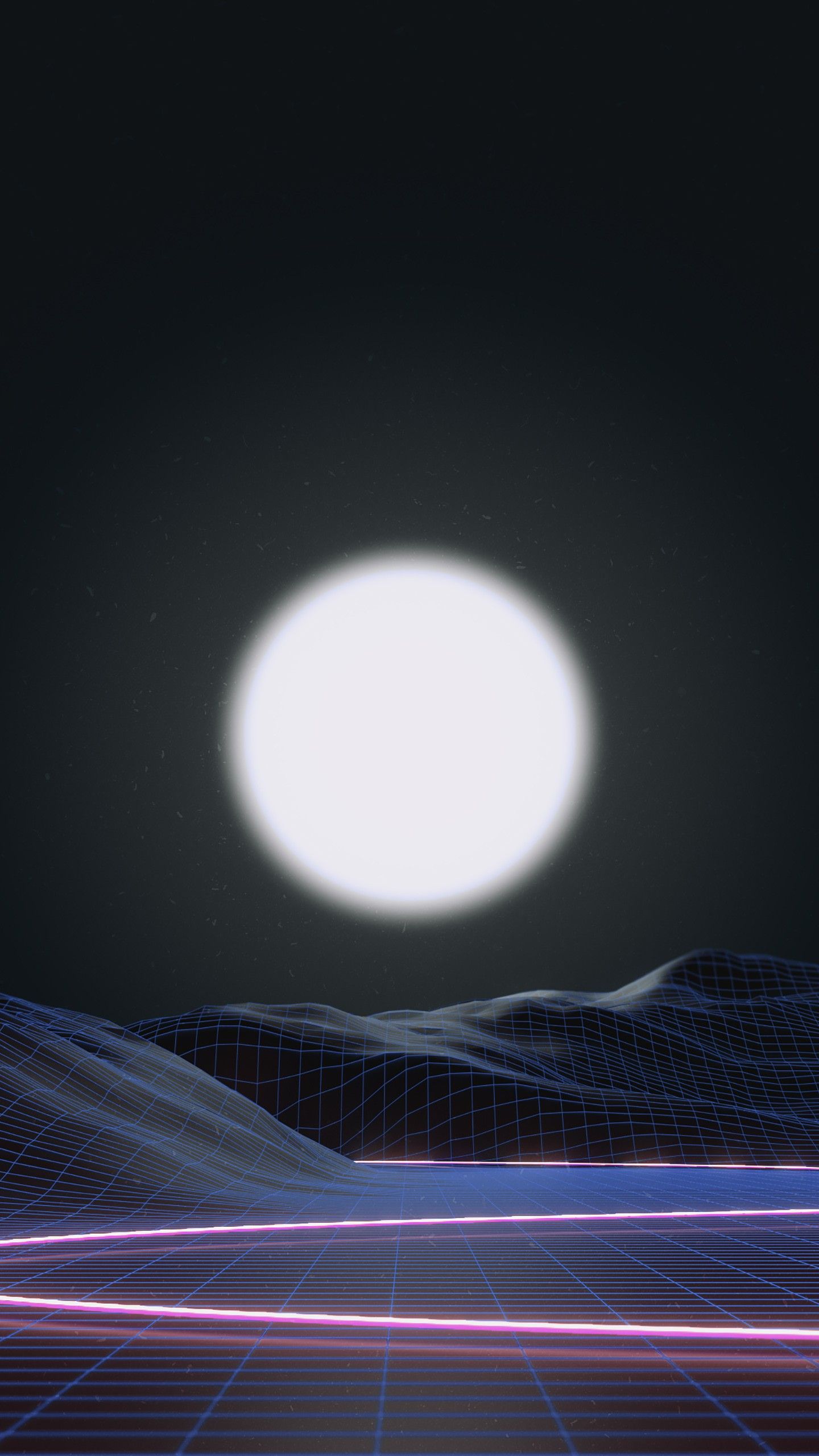 Synthwave Wallpaper Moon Wallpaper & Background Download