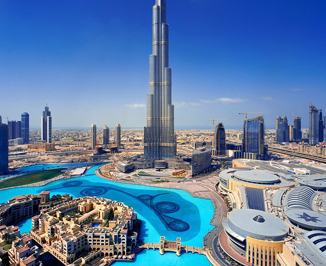 Photos Dubai Emirates UAE megalopolis Skyscrapers Cities