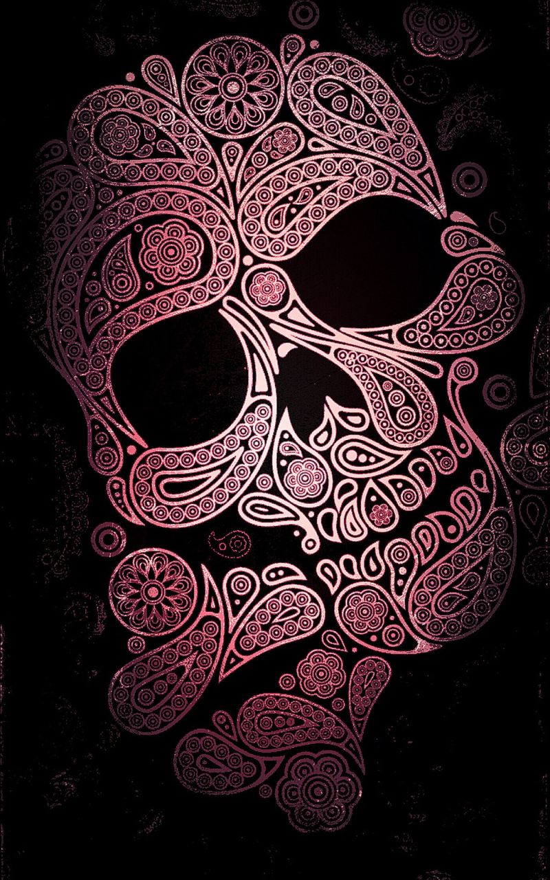 Free download Pink And Black Skull Wallpaper [1024x1818] for your Desktop, Mobile & Tablet. Explore Skull Phone Wallpaper. Skull Wallpaper For Android, Free Skull Wallpaper Downloads, Bing Skull and Bone Wallpaper