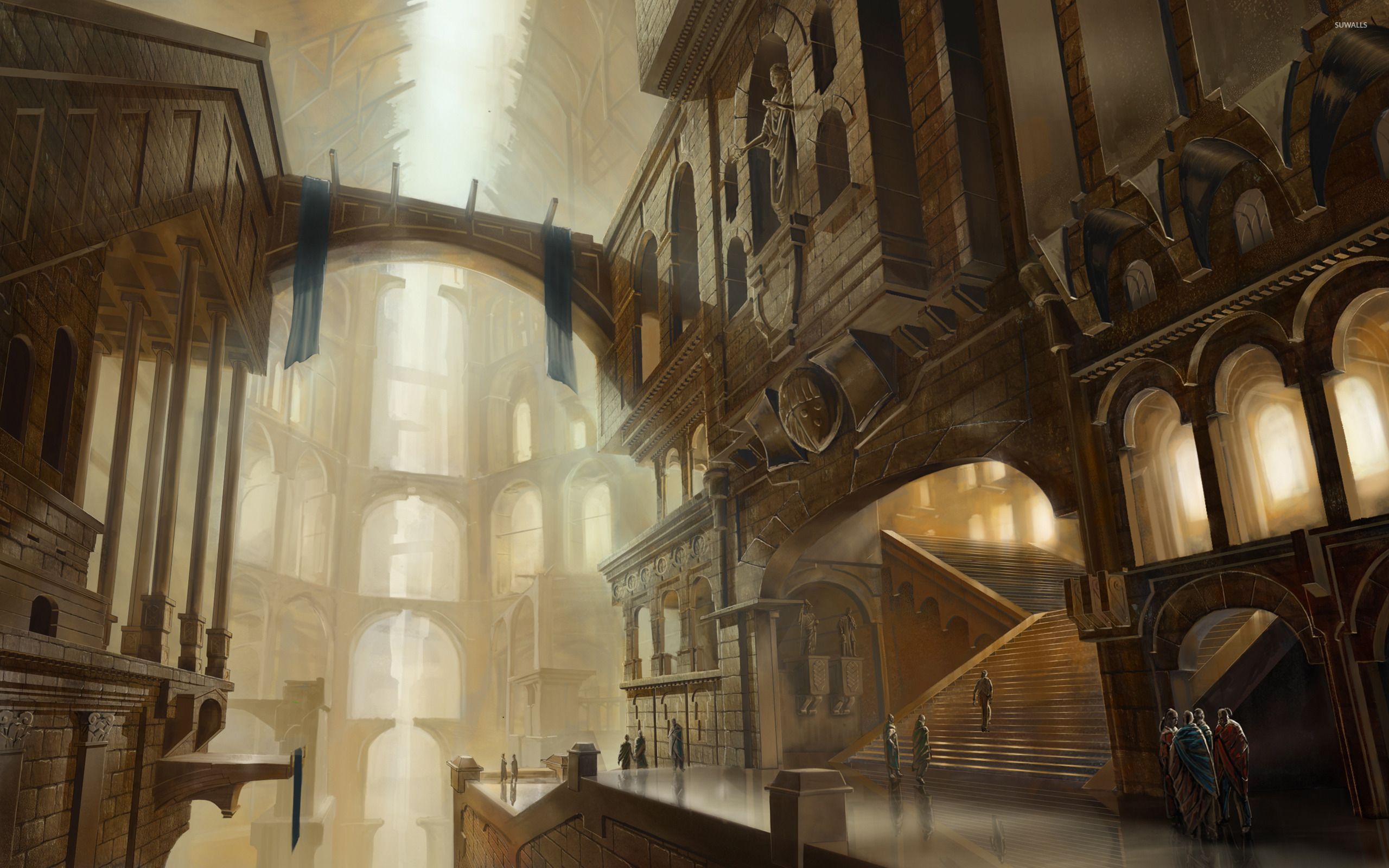 Ancient temple wallpaper wallpaper