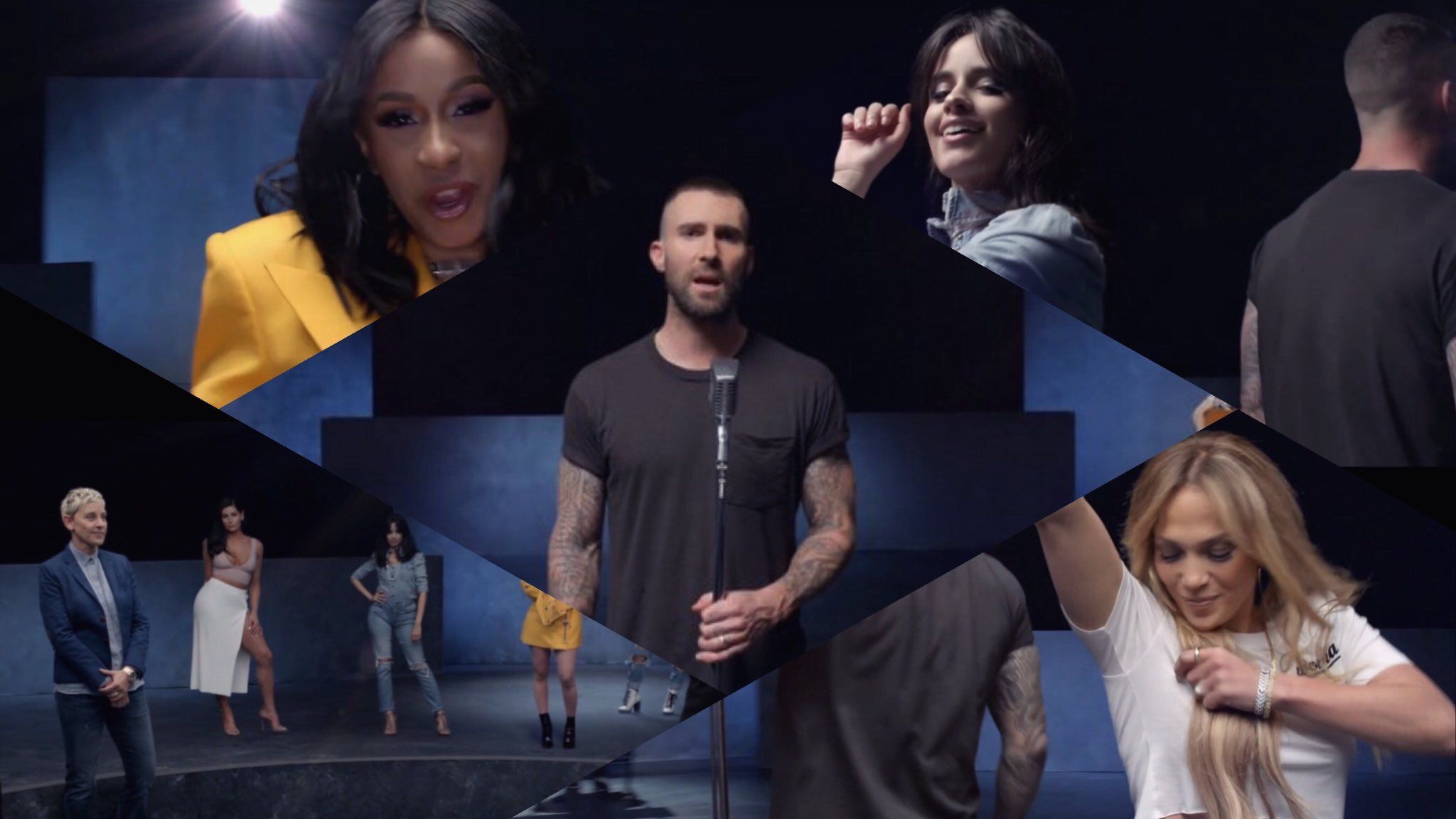 El video de Girls Like You de Maroon 5 y Cardi B. la Calle