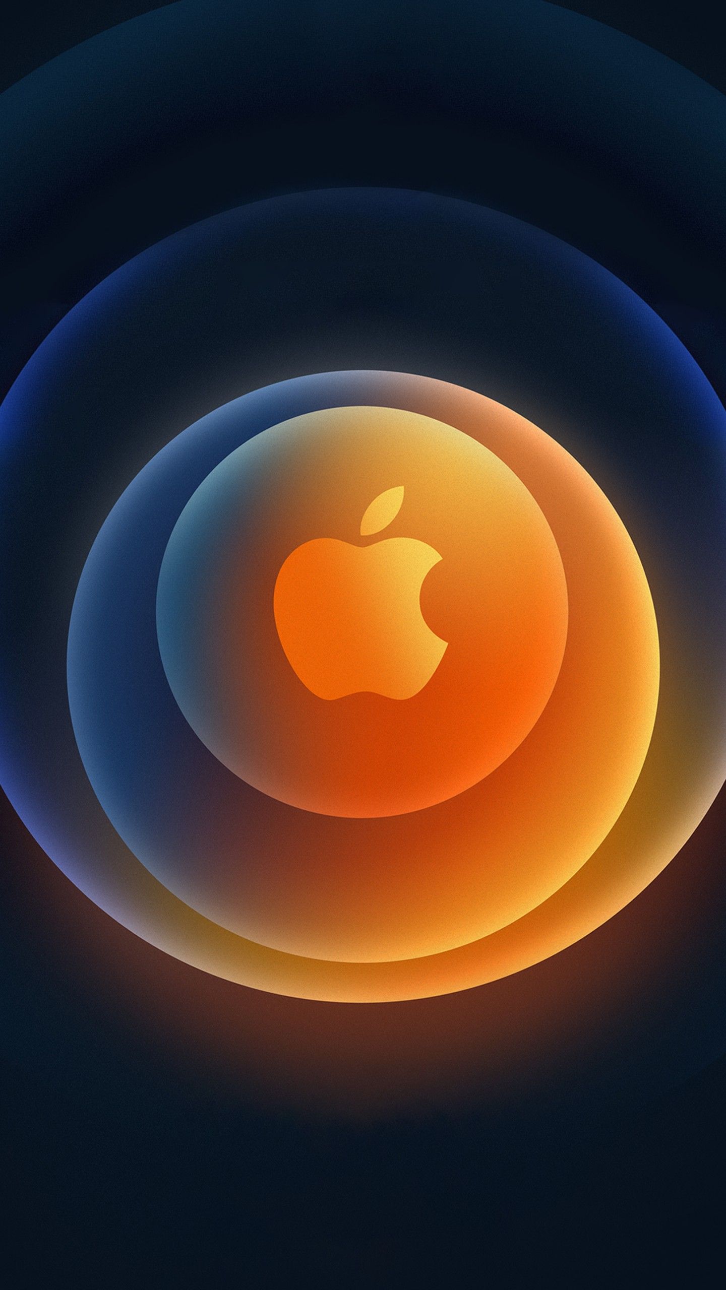 Apple 4K Wallpaper, iPhone Event, logo, Dark background, Technology