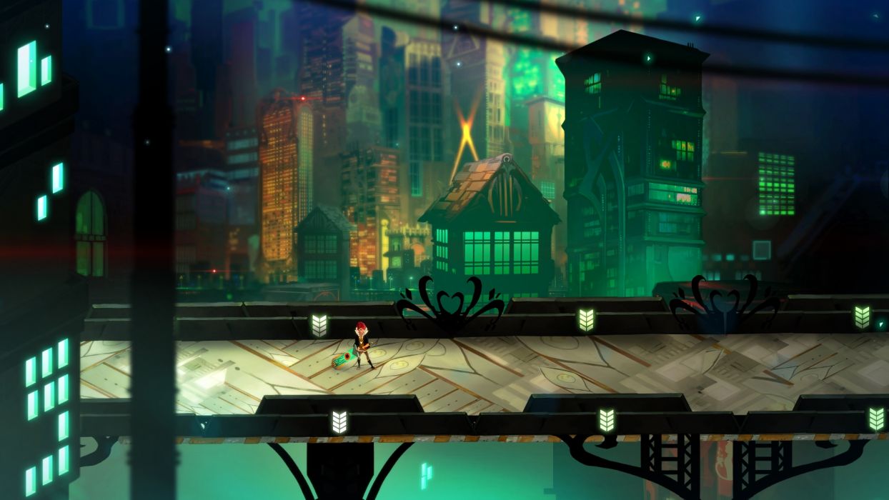 TRANSISTOR game anime city g wallpapers