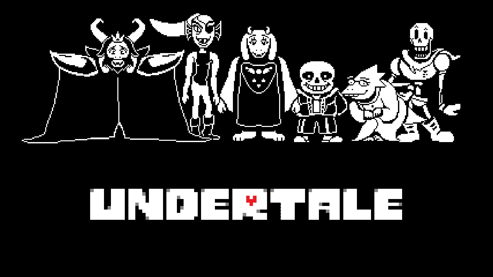 Undertale Sans Papyrus Toriel Undyne Alphys Asgore