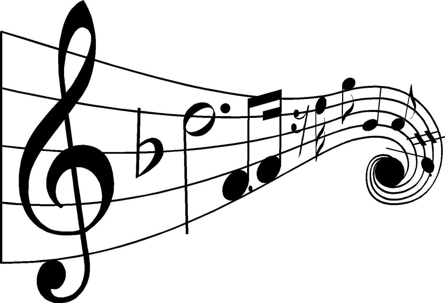 Free Black And White Music Picture, Download Free Clip Art, Free Clip Art on Clipart Library