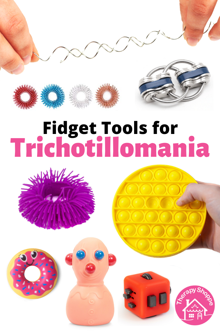 Fidget Tools for Hair Pullers with Trichotillomania. Fidget tools, Dermatillomania, Cool fidget toys