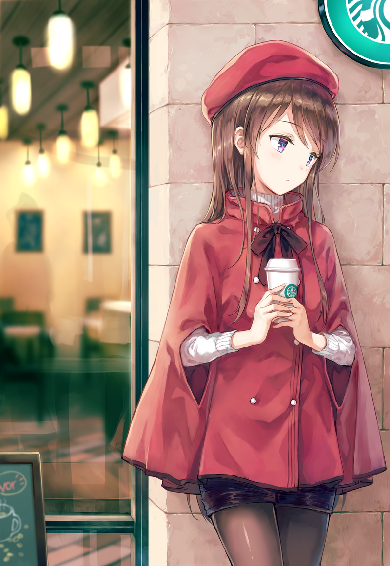 Cute Starbucks Anime Wallpapers - Wallpaper Cave