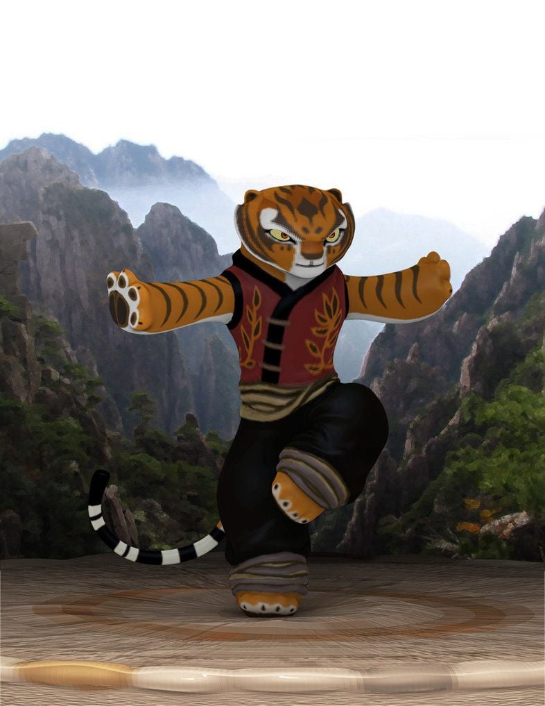 master tigress kung fu panda Fan Art