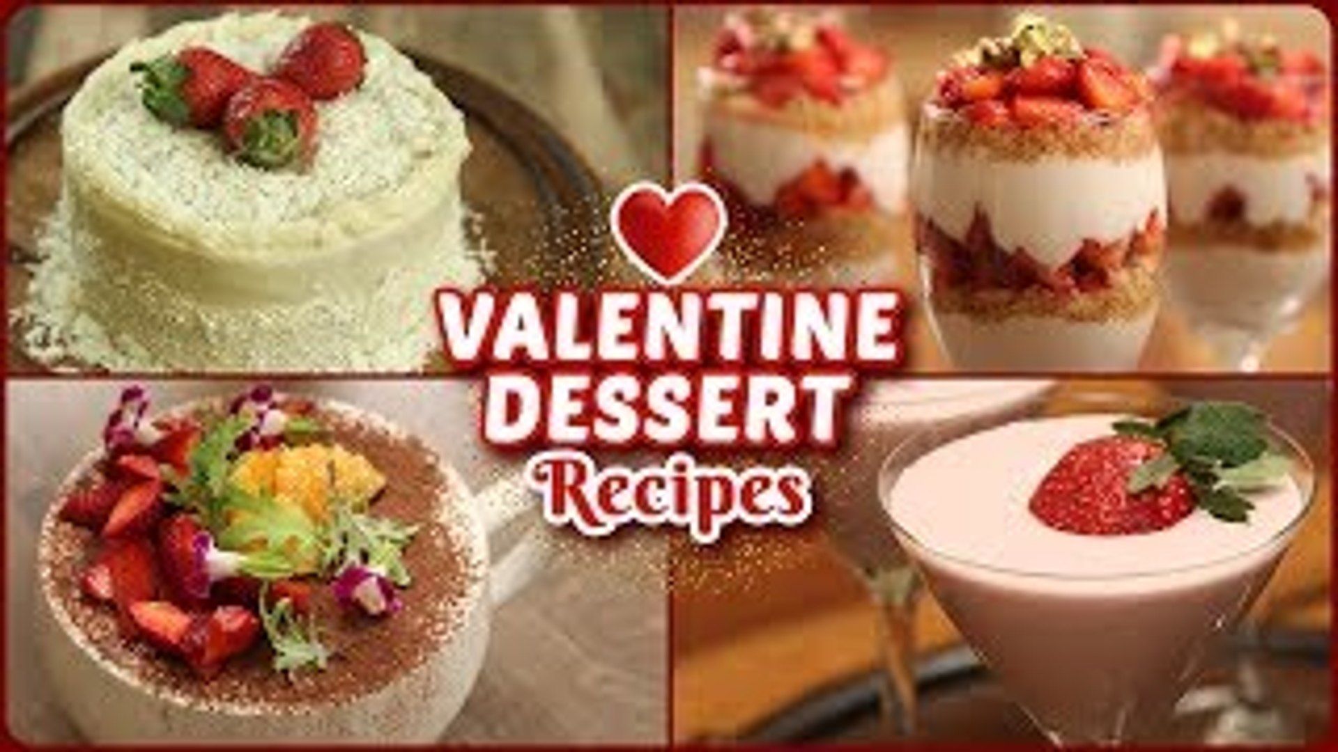 BEST Valentine's Day Special Recipes Eggless Dessert Recipes's Day Treats