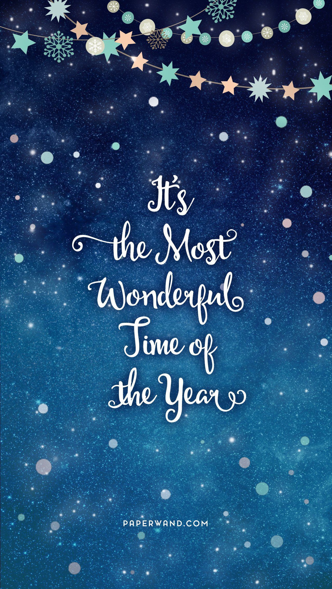 It's the Most Wonderful Time of the Year lock screen iPhone Wallpaper. .. . #iphone. Cute christmas wallpaper, December picture, December wallpaper