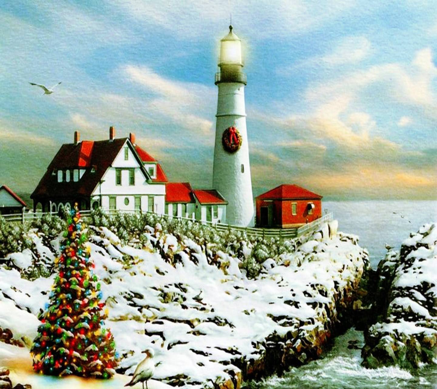 Winter Lighthouse Wallpapers   Wallpaper Cave