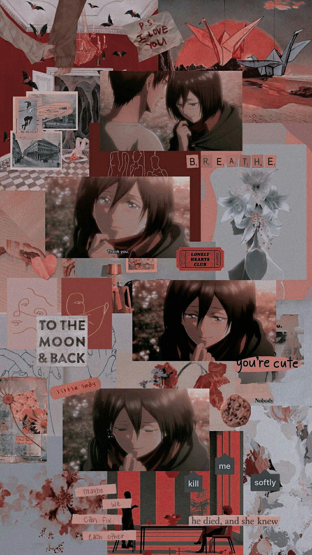 Mikasa. Anime wallpaper iphone, Aesthetic anime, Anime wallpaper