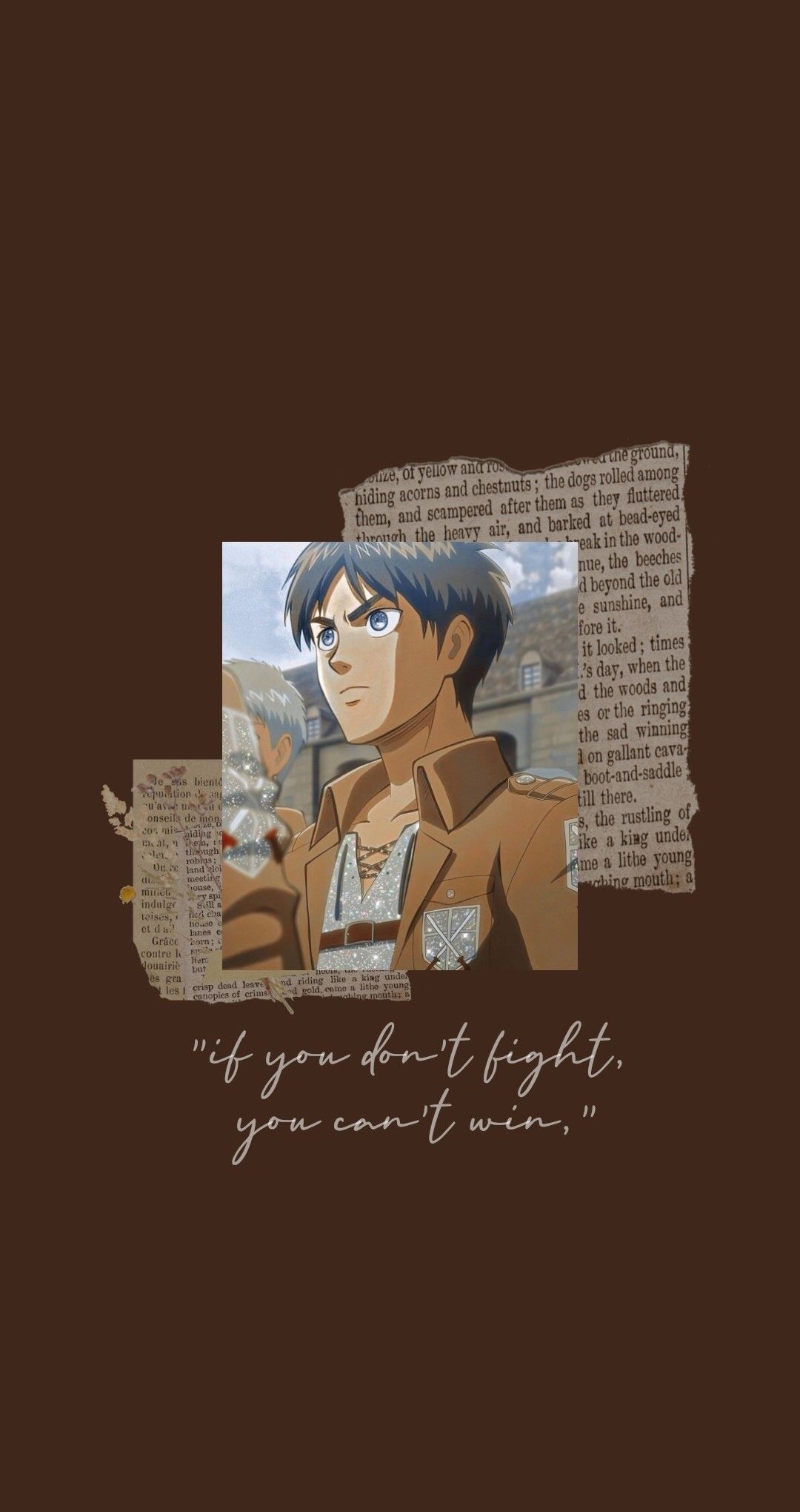 aesthetic eren wallpaper. Aot wallpaper, Anime wallpaper, Attack on titan aesthetic