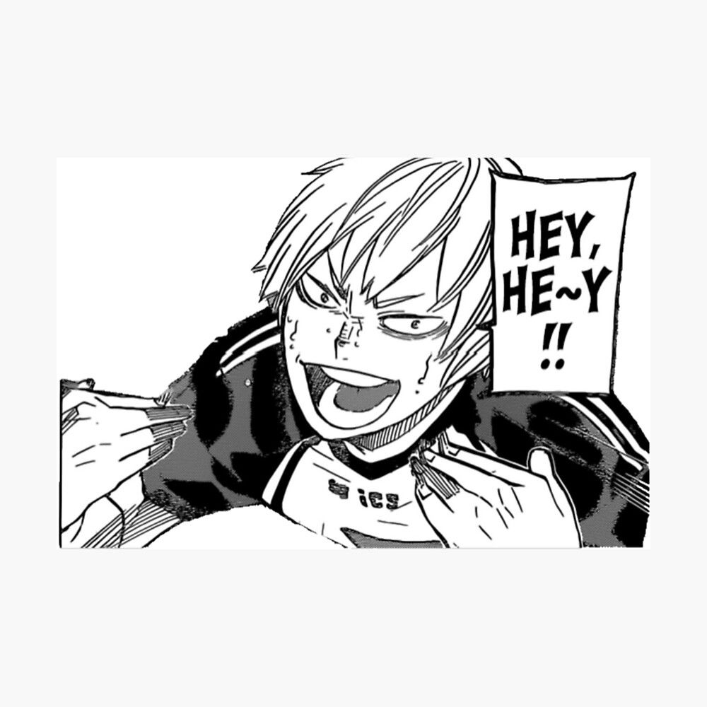 Konoha Haikyuu Manga Cap Poster