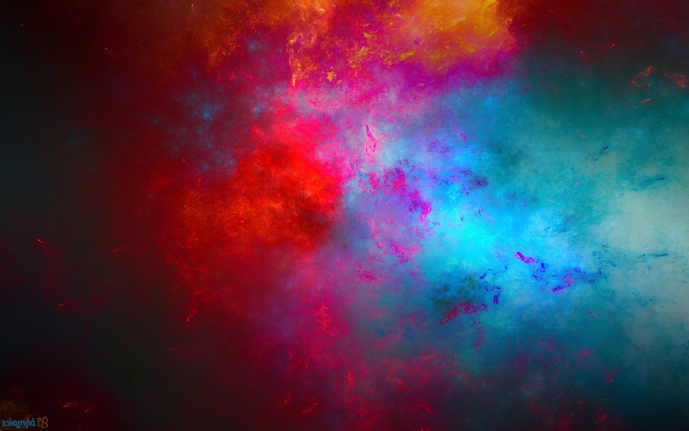 Red And Blue Galaxy Wallpapers Wallpaper Cave