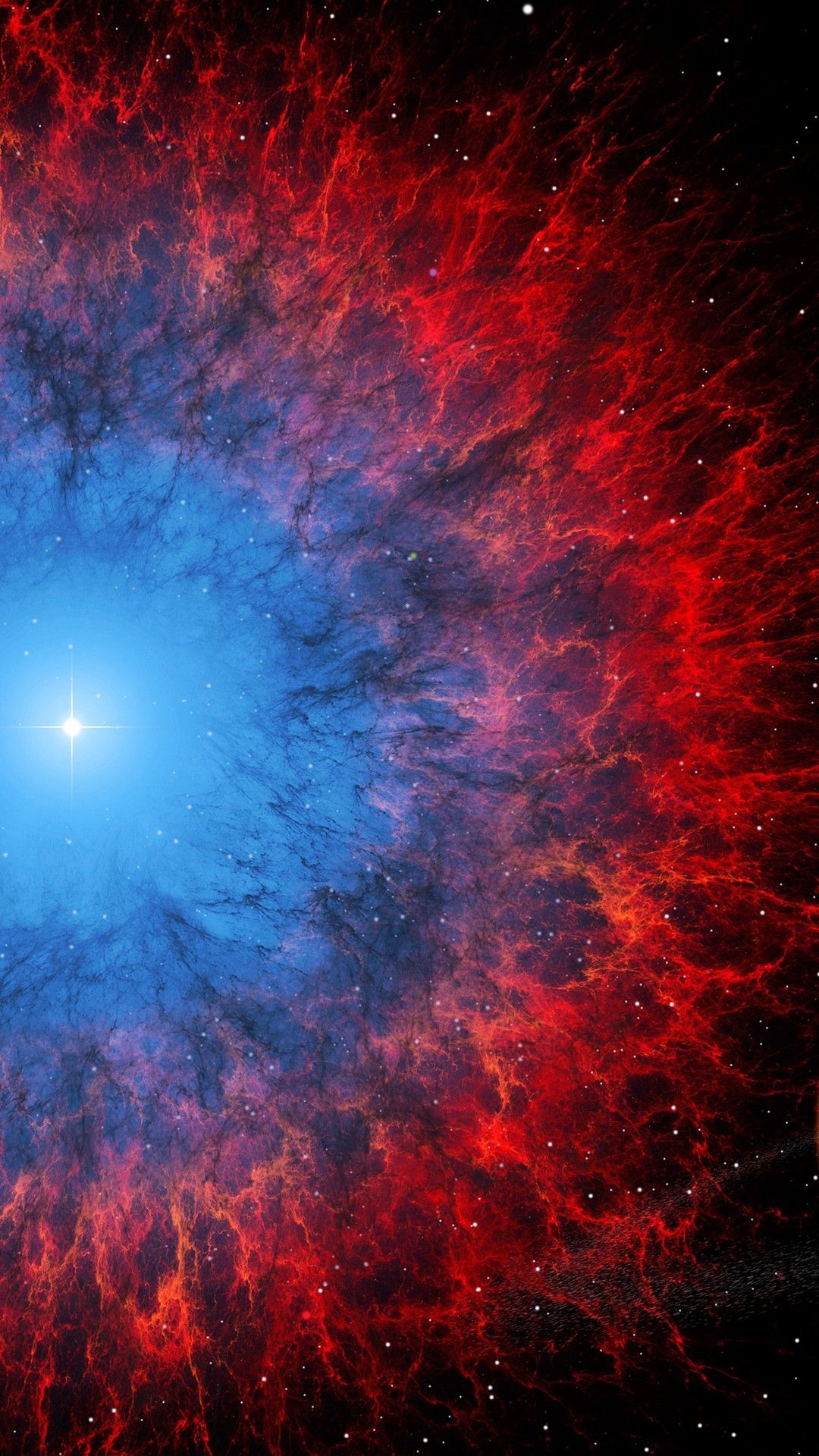 Sky, Nebula, Red, Astronomical object, Blue, Outer space. Wallpaper space, Space gallery, Space artwork