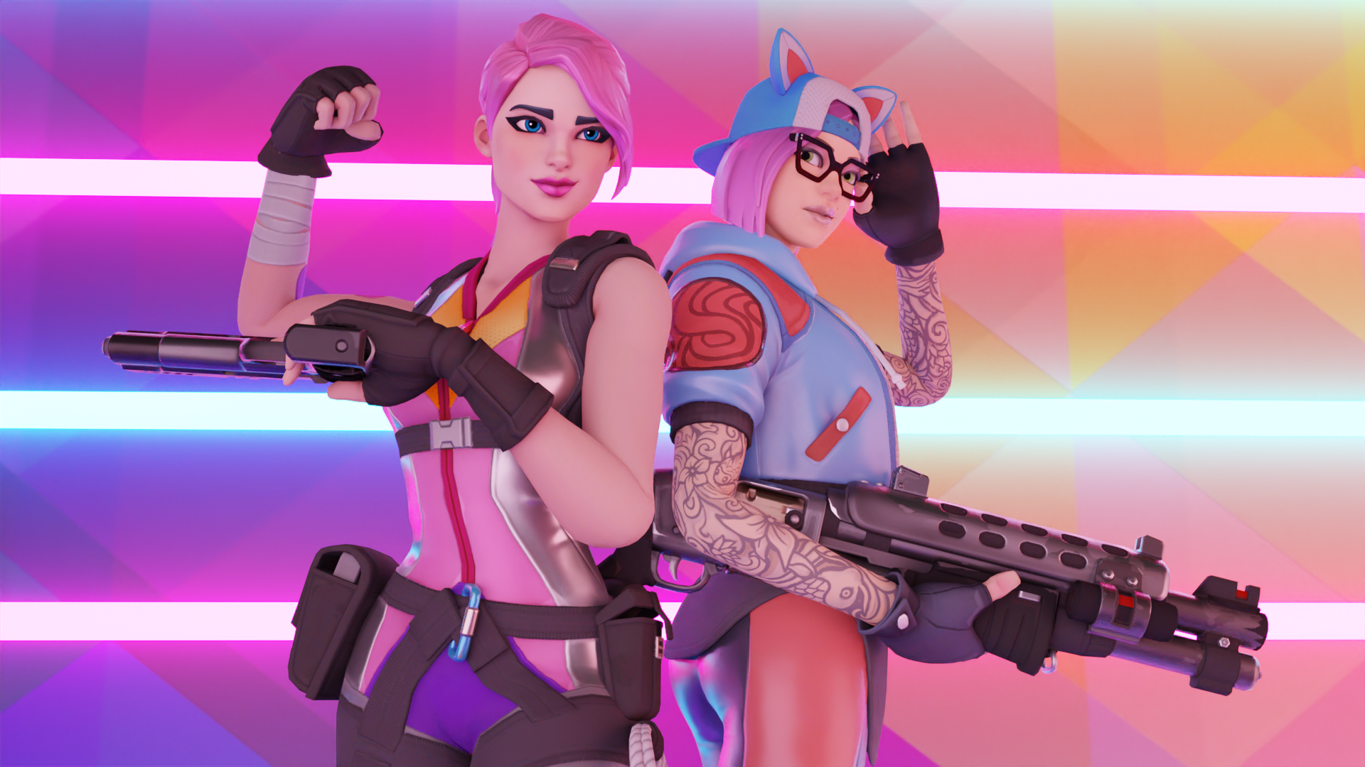 Carnation Companions Journey and Lynx Render