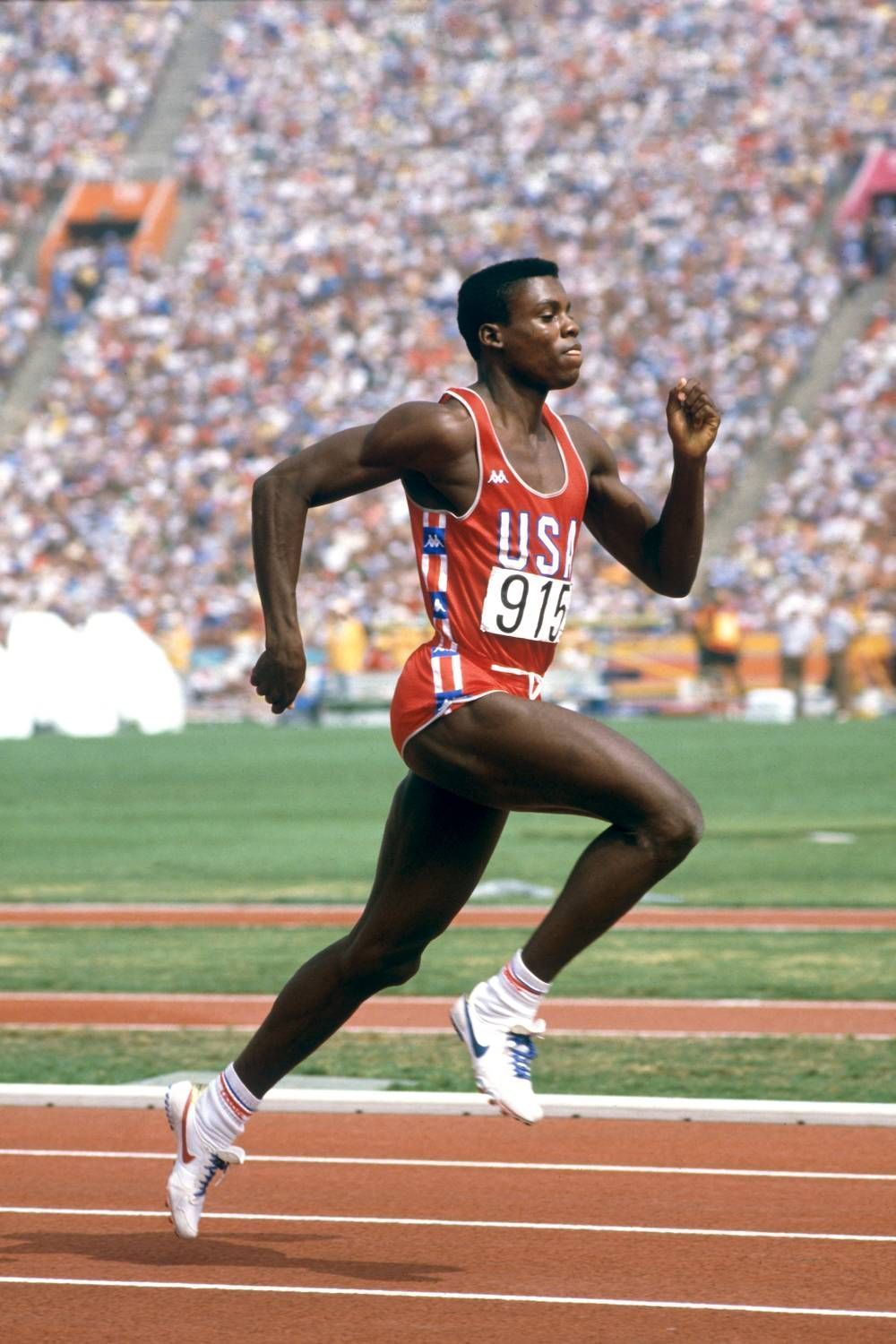 Carl Lewis Sport 200 mètreséco photo artistique jeux olympiques Carl Lewis cour. Athletisme, Sport olympique, Carl lewis