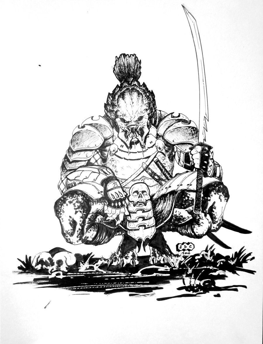 Samurai Predator. Predator tattoo, Alien vs predator, Predator