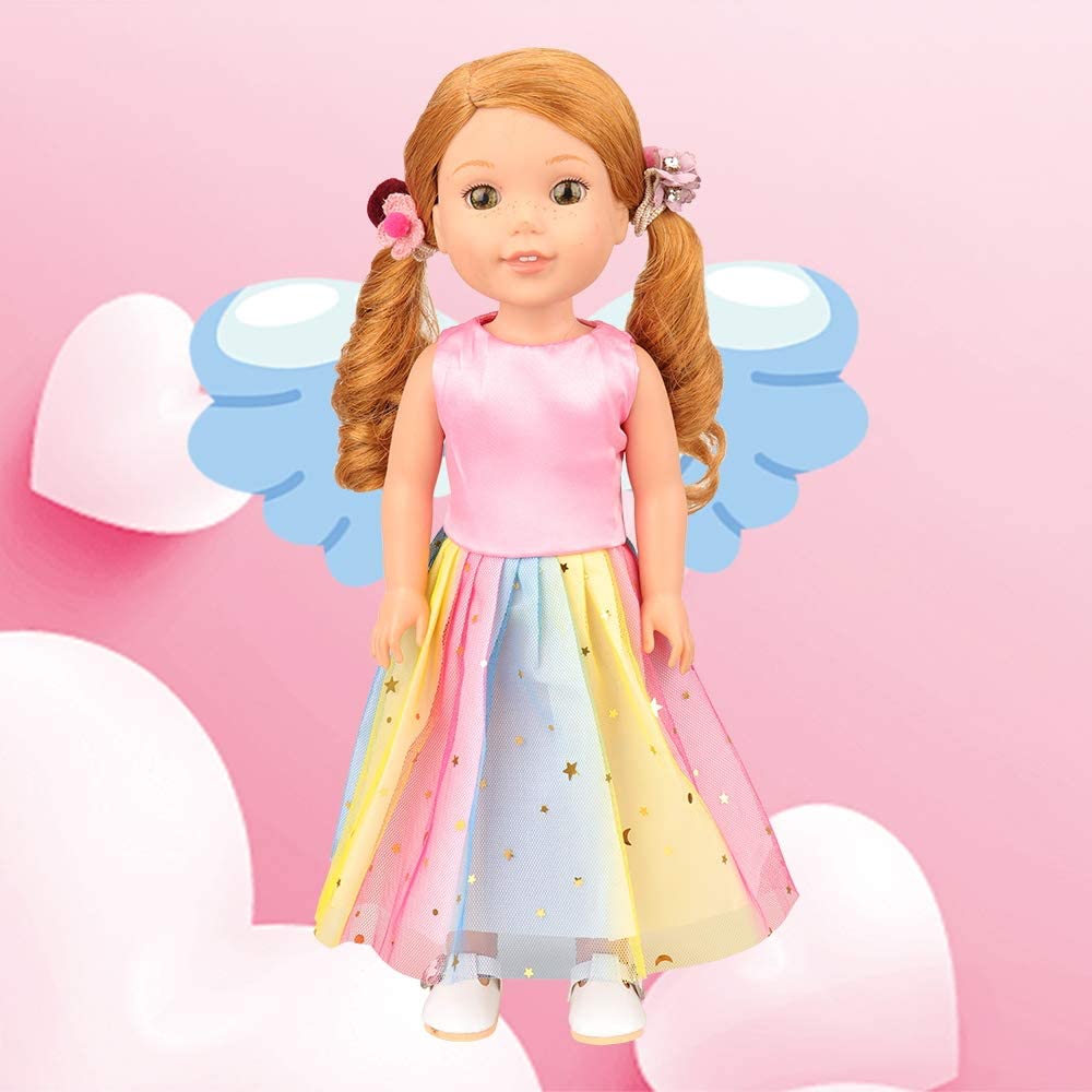 Dolls & Accessories Barwa 10 Sets Handmade Variety Doll Clothes for American 14.5 Inch Girl Doll Casual Wear Outfit Party Dresses Swimsuit for Wellie Wishers 14.5 Inch Doll Toys & Games newid.com.sg