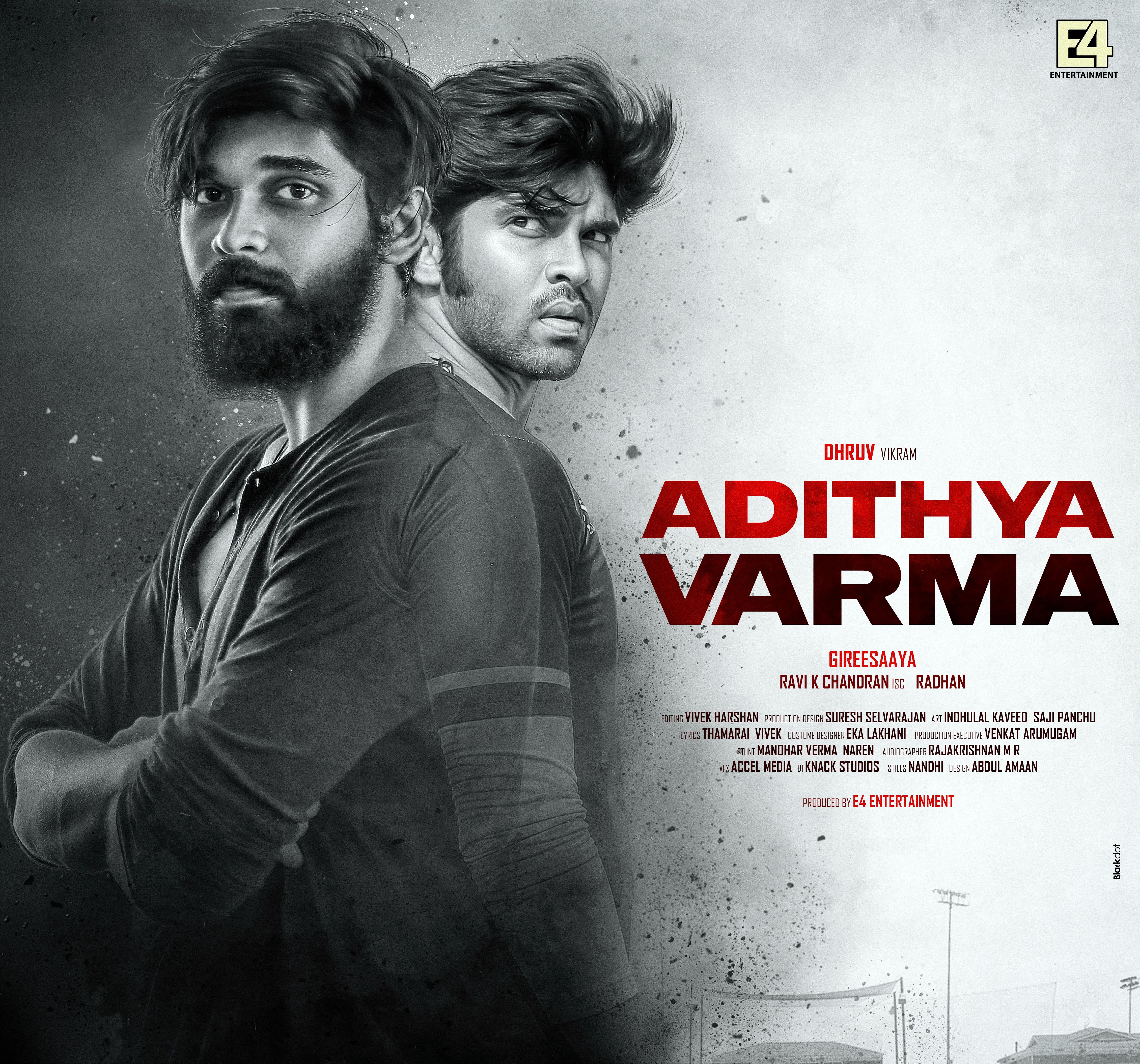 Adithya Varma movie teaser Dhruv Vikram Priya Anand