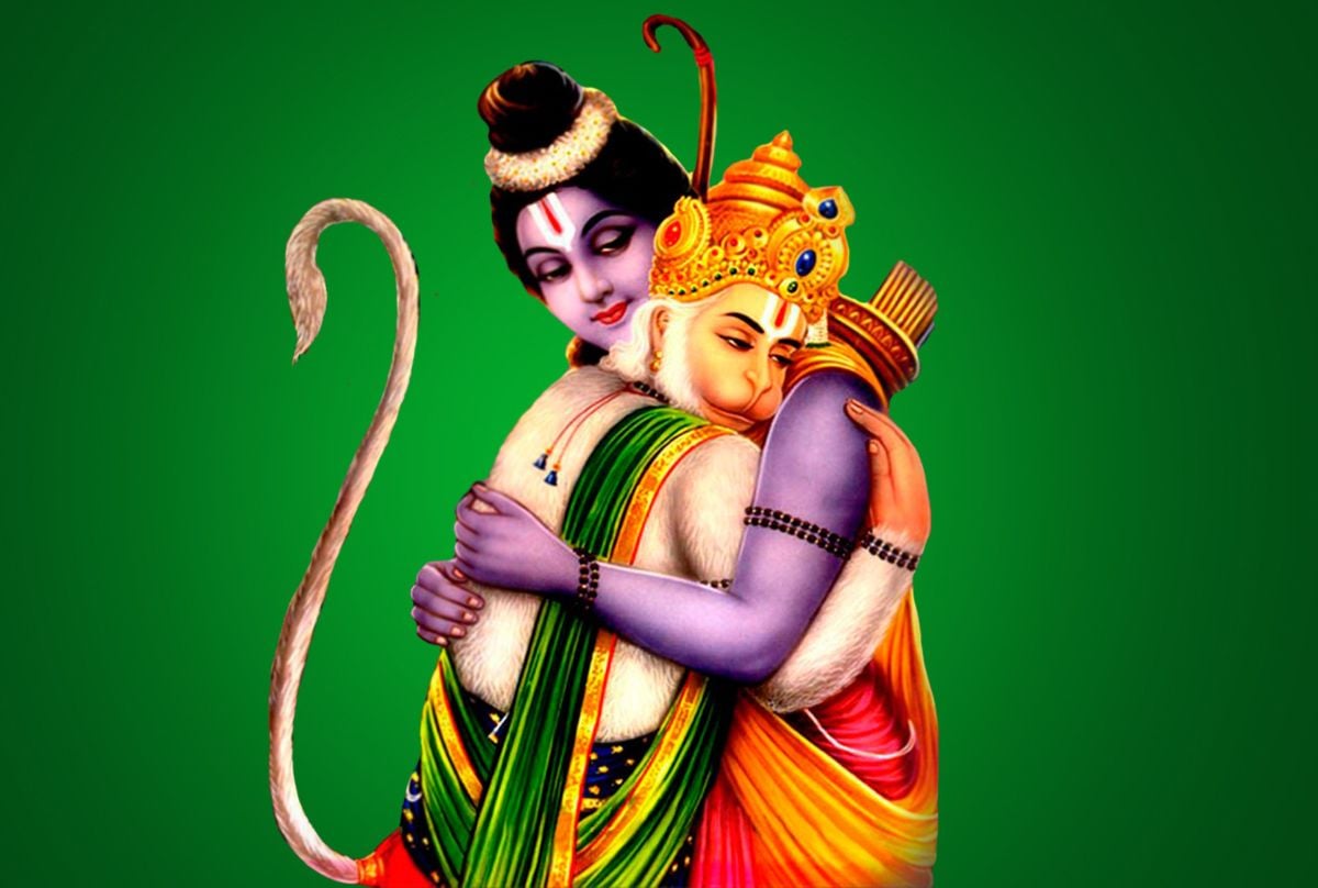 Lord Rama And Hanuman