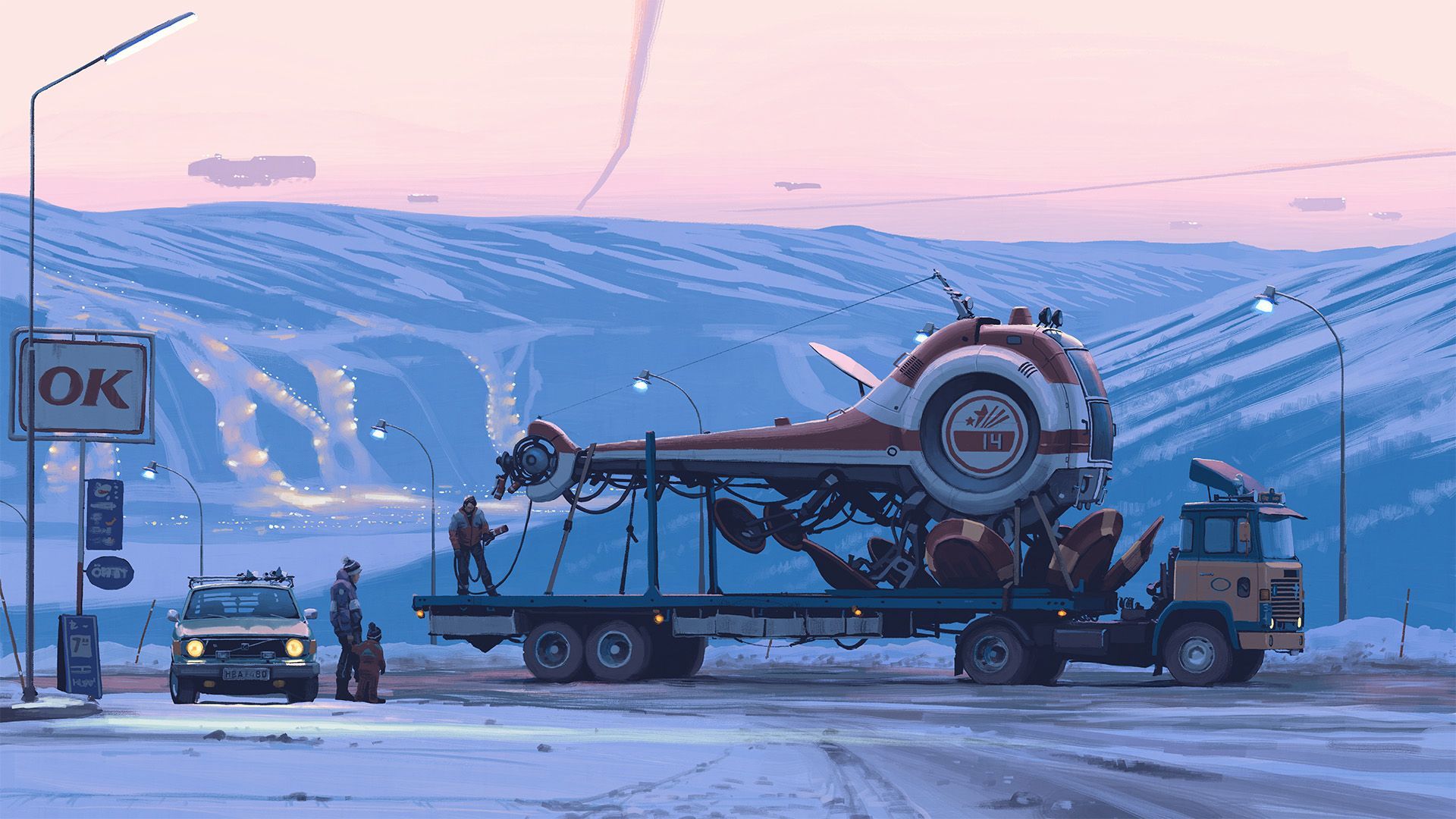 Ship 14 By Simon Stålenhag [1920x1080]