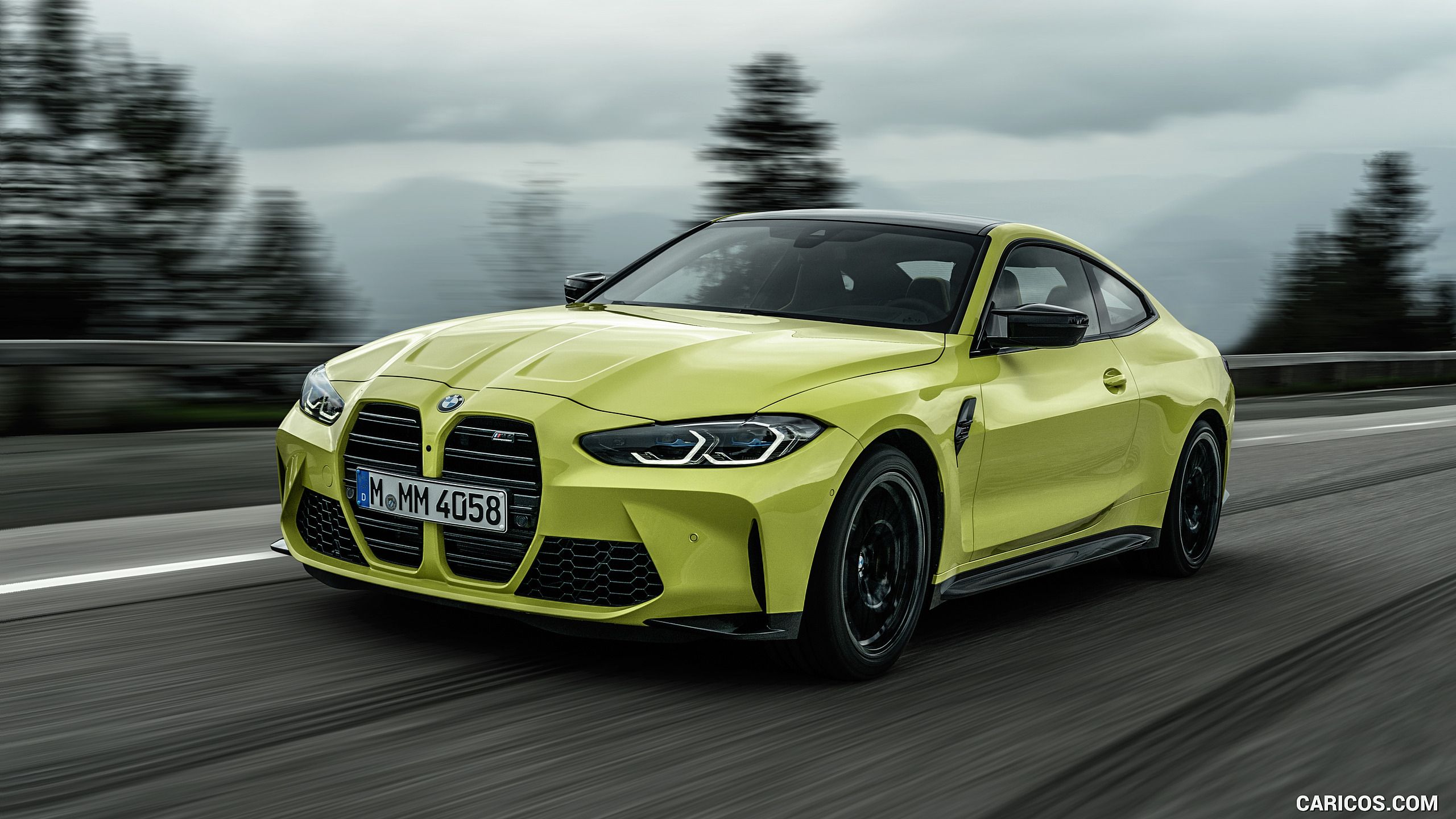 BMW M4 Coupe Competition Three Quarter. HD Wallpaper