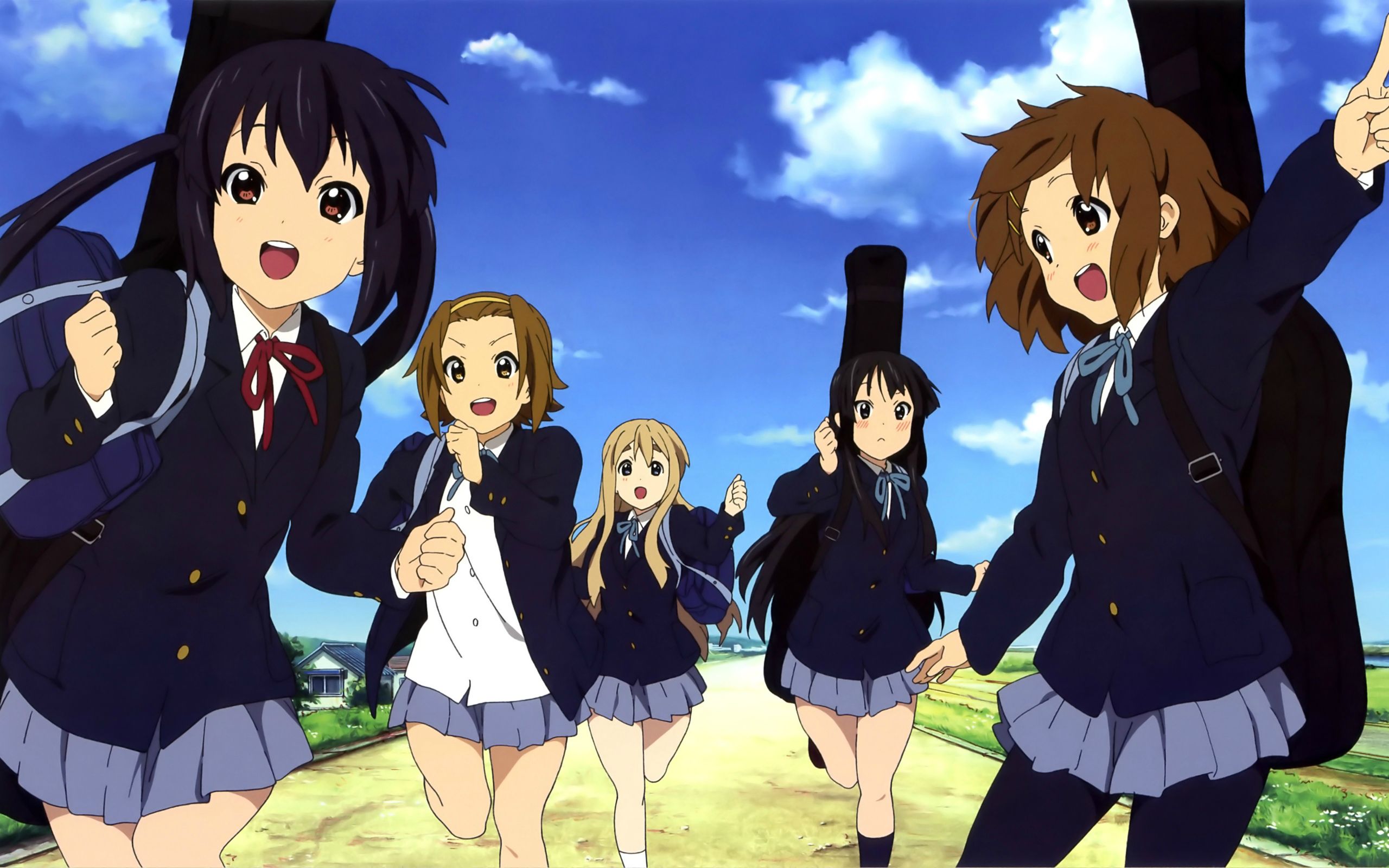 K on school fun-Anime characters, HD wallpaper