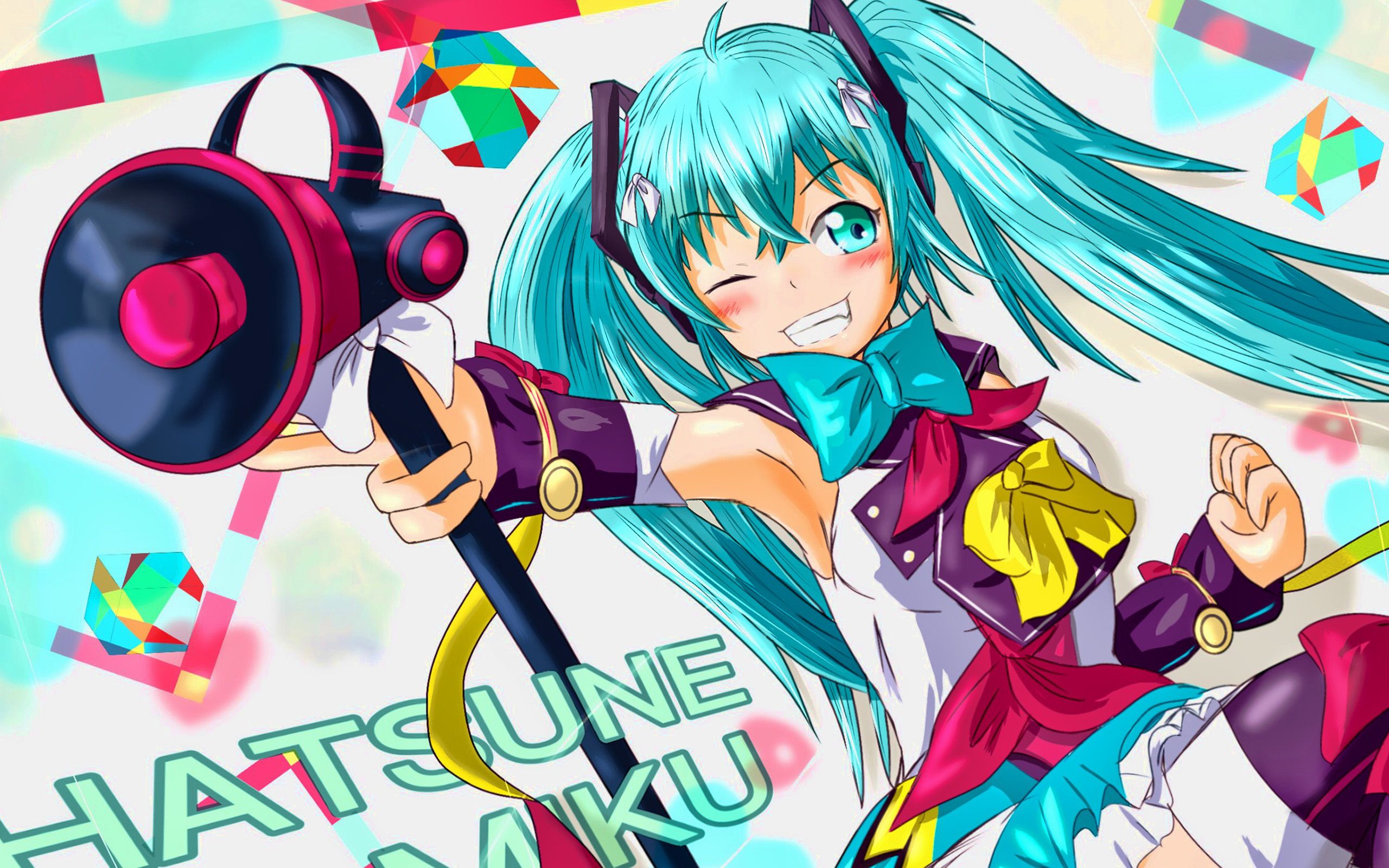 Hatsune Miku On Stage, Concert, Vocaloid Characters