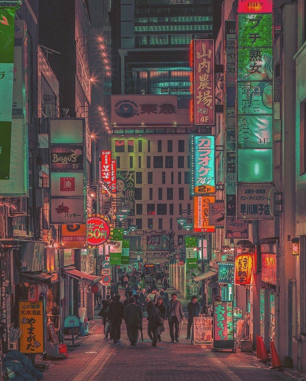 Aesthetic Anime Wallpaper Tokyo Wallpaper HD