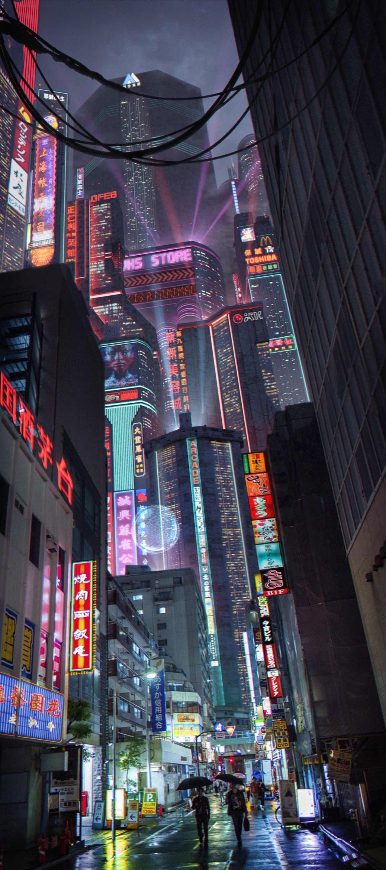 Neo Tokyo. Cyberpunk aesthetic, Cyberpunk art, Cyberpunk city