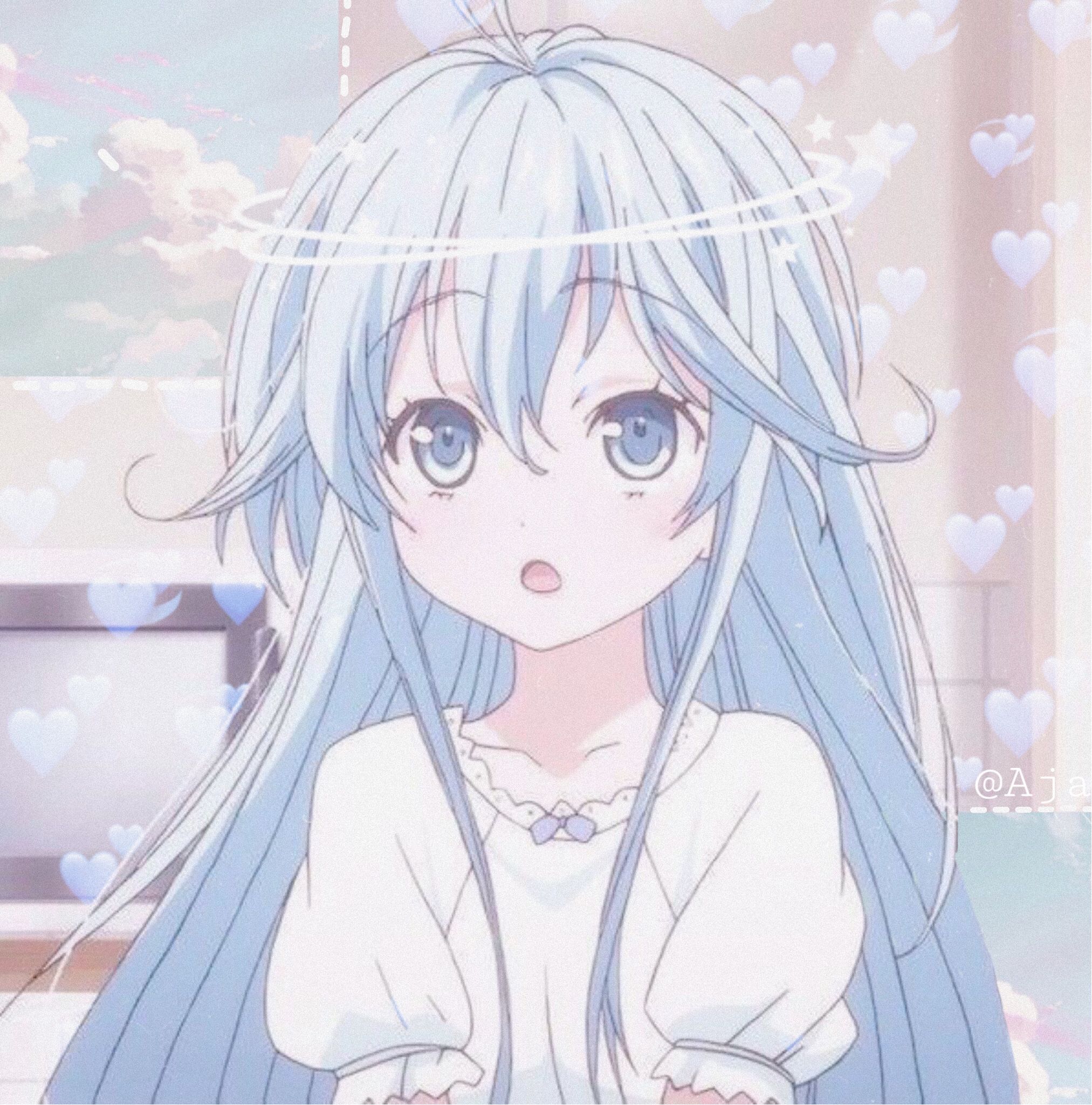 Blue Anime Aesthetic Cute.