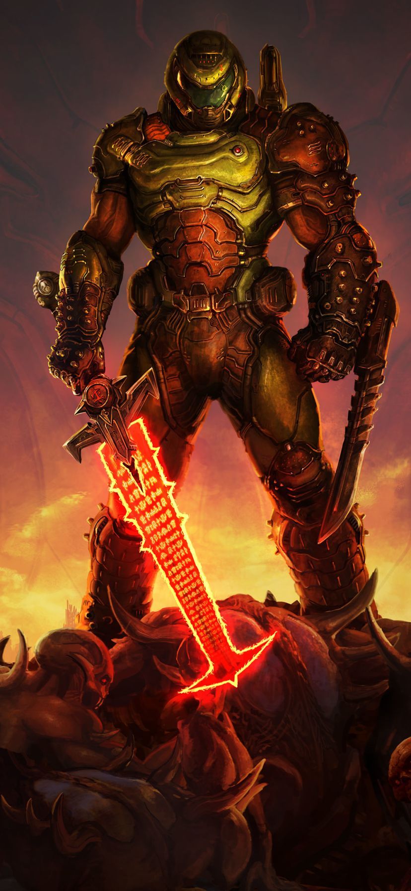 DOOM Eternal mobile wallpaper. Doom game, Doom videogame, Doom