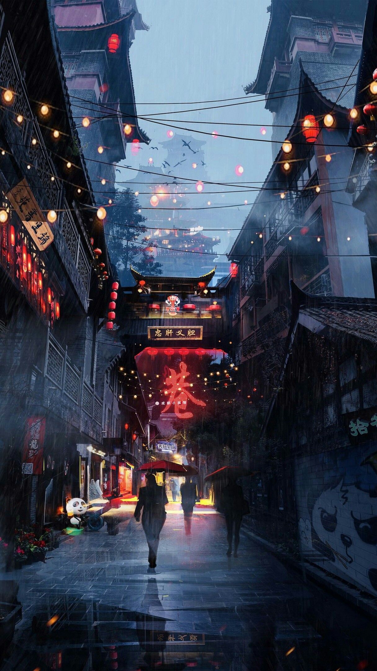 Обои. Anime scenery wallpaper, Anime scenery, City aesthetic