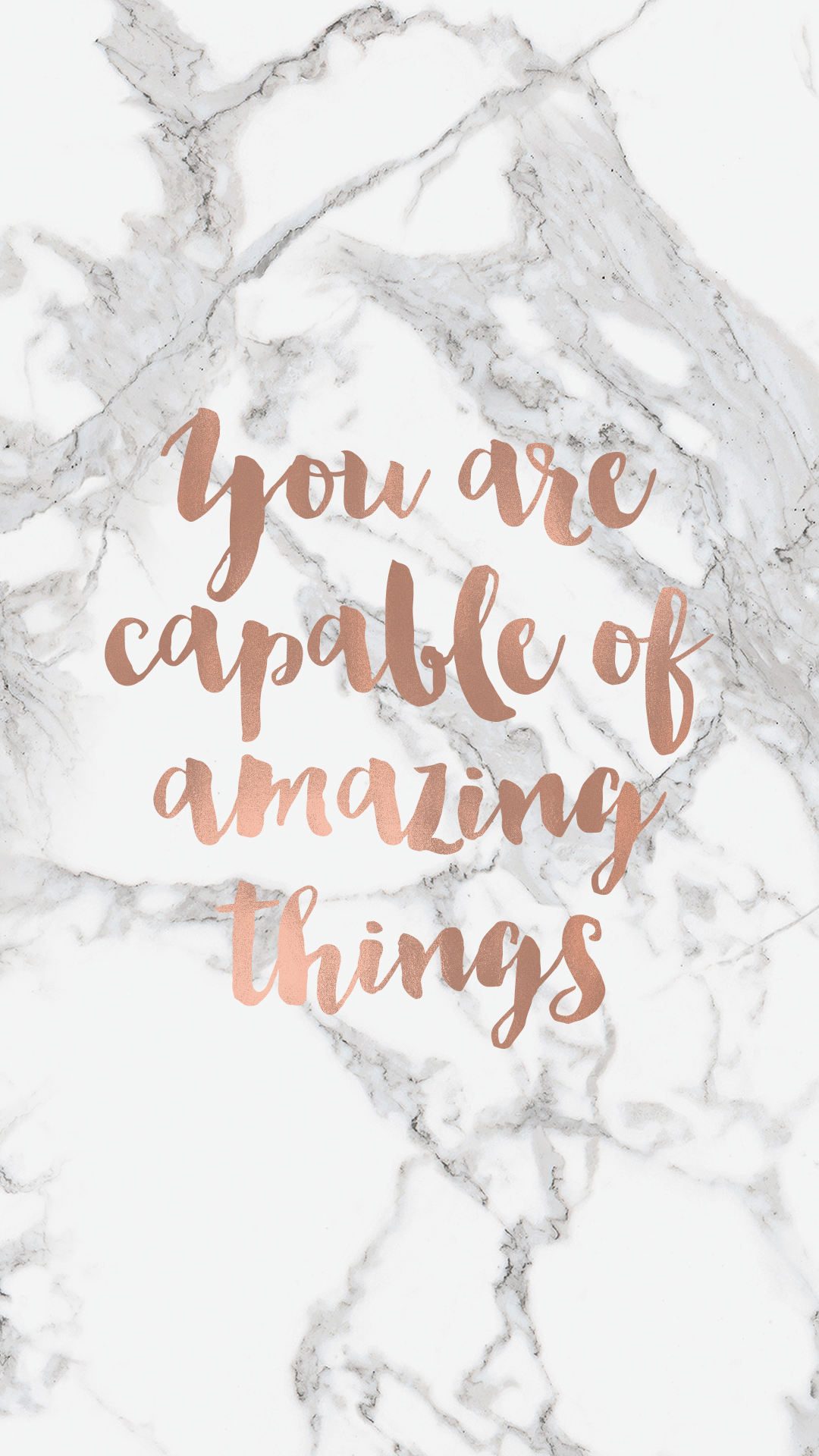 You Are Capable Quote Phone Background