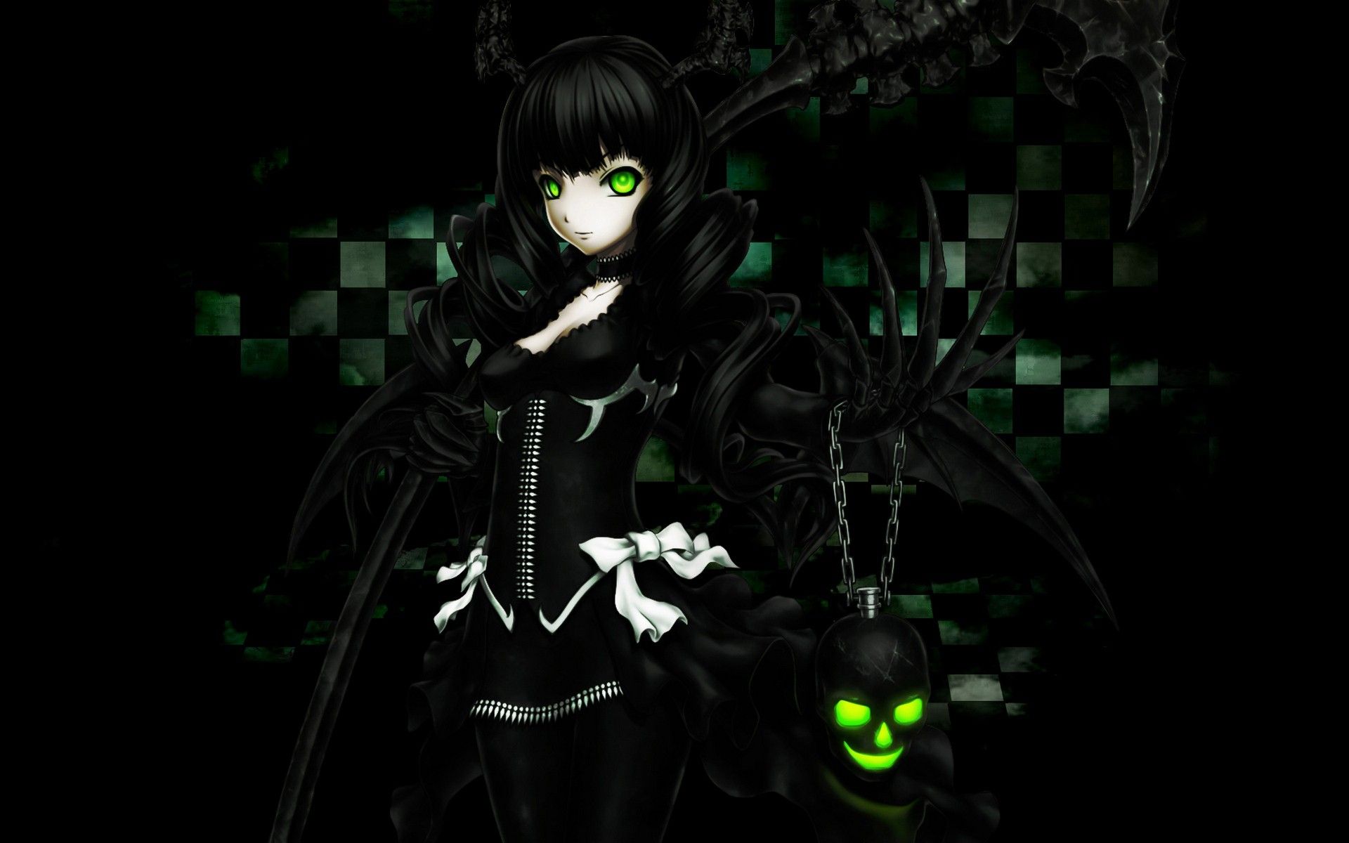 16++ Dark Mysterious Anime Girl Wallpaper