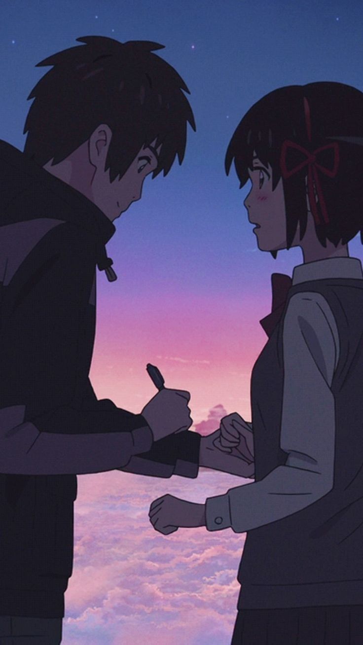 アニメ (Anime). Your name anime, Aesthetic anime, Anime romance