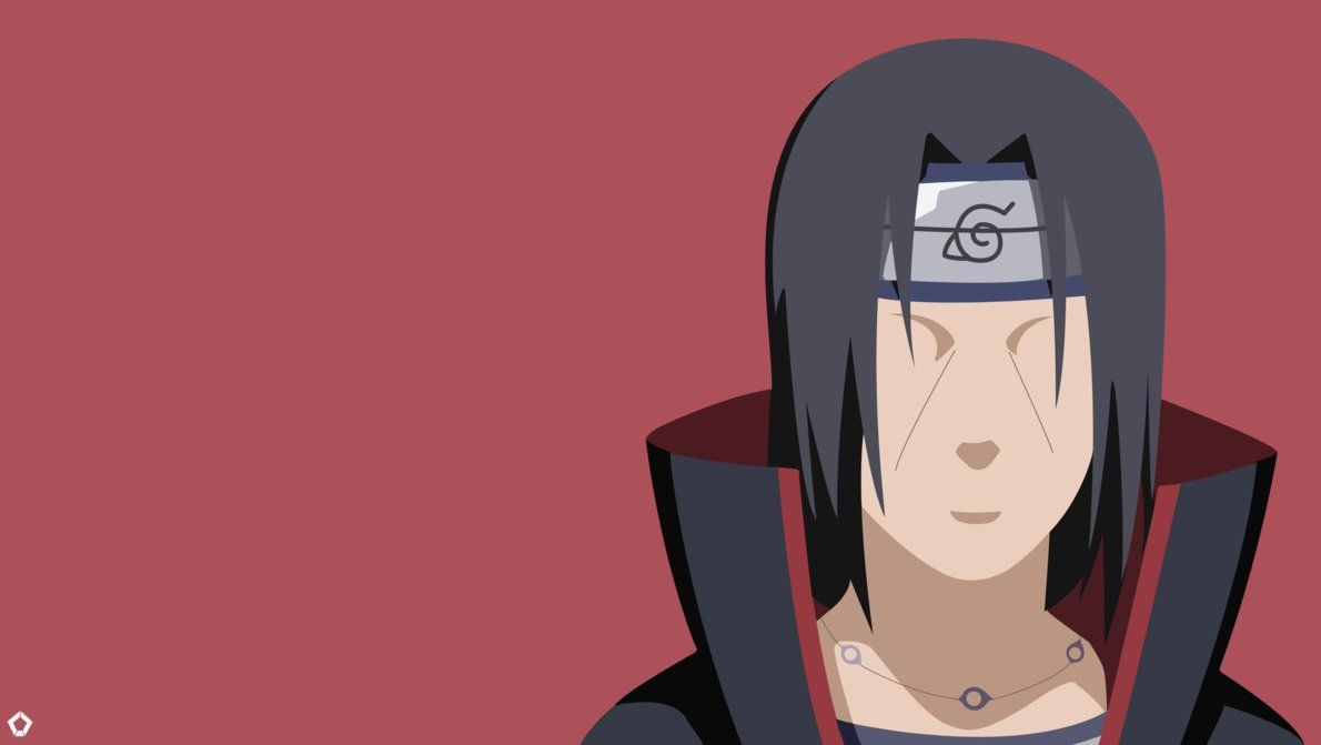Itachi Uchiha. Naruto. Minimalist