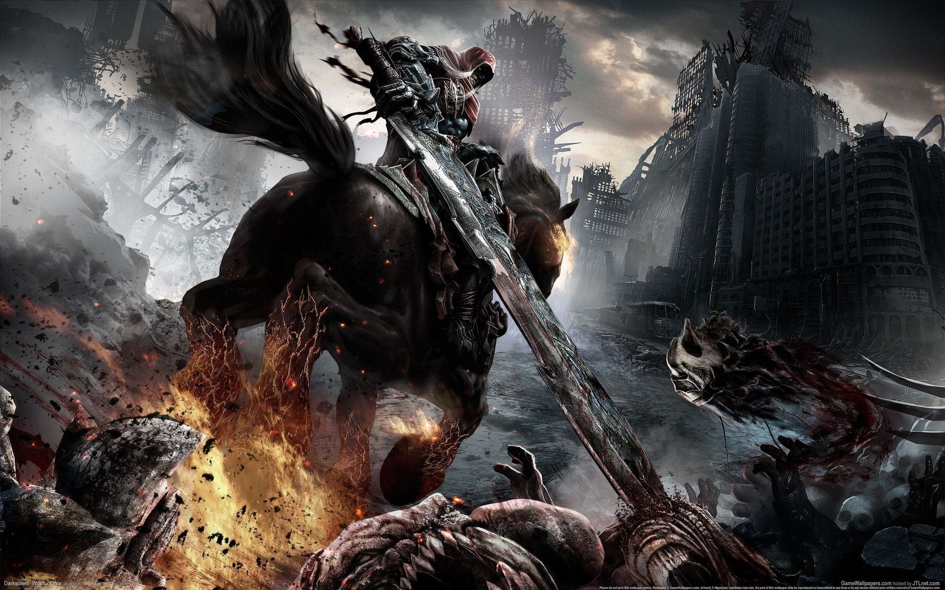 Darksiders: Wrath of War HD wallpaper. Papel de parede de heróis, Nova imagem, Papel de parede do exército