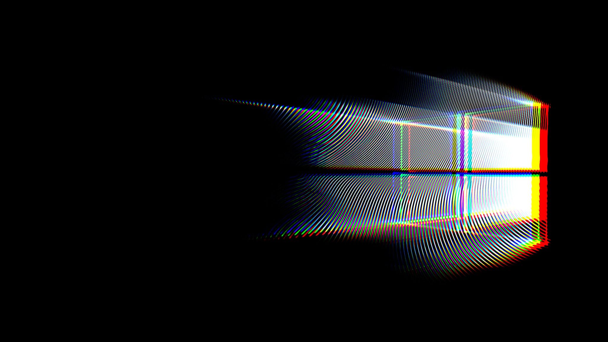 Glitch Art Windows 10 Lines Photomosh Wallpaper:2048x1152