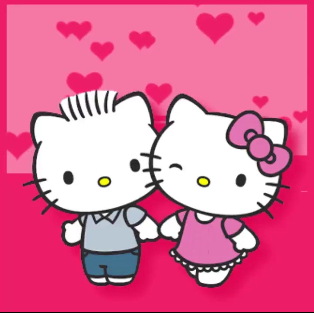 Happy Valentine's Day! ♥. Hello kitty tattoos, Hello kitty wallpaper, Hello kitty wedding