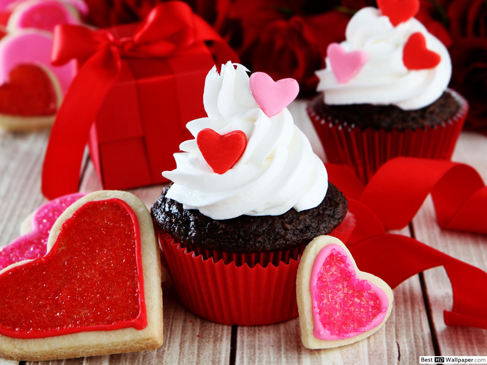 Valentine's day and the heart cookies HD wallpaper download