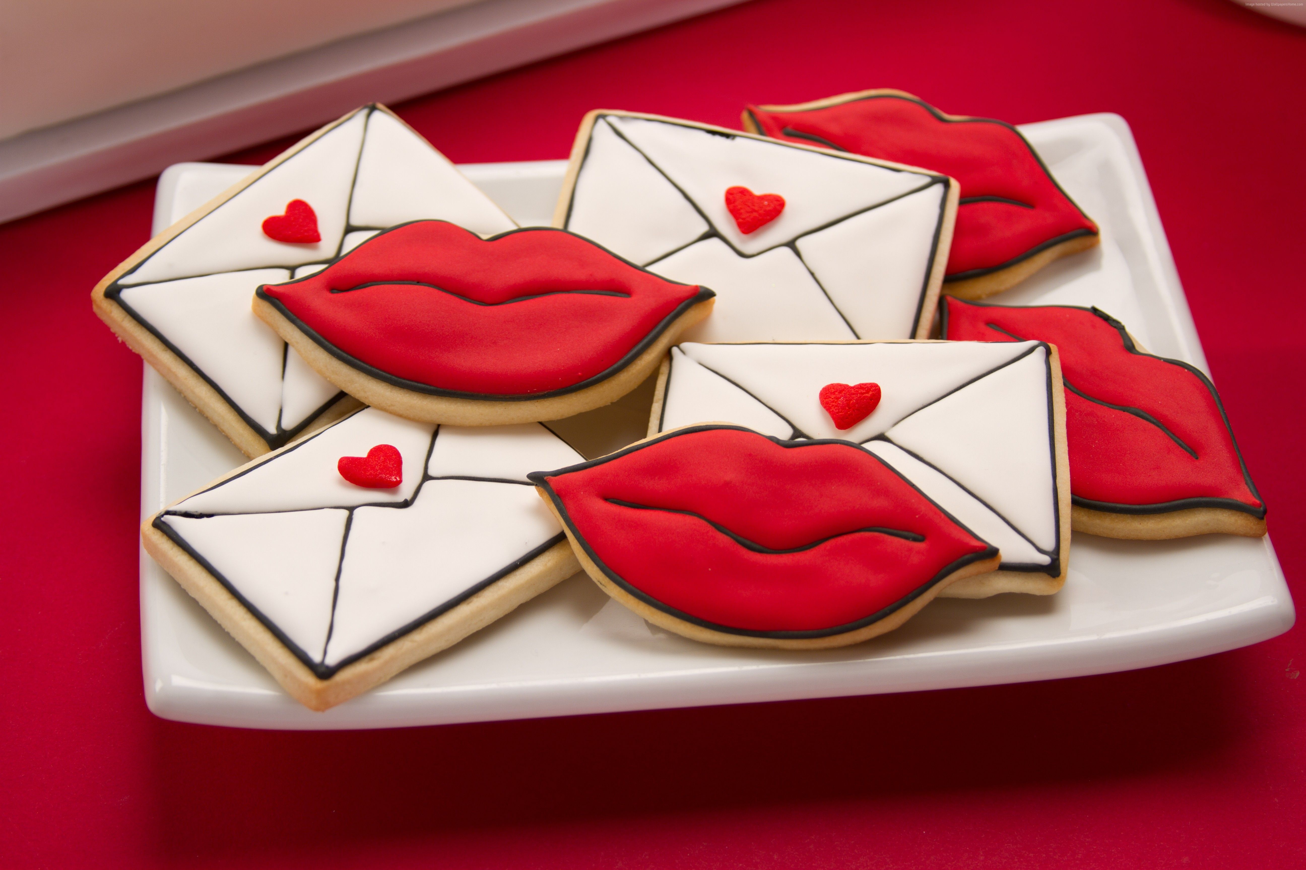 #pastries, #Cookies, #Valentines Day. Mocah.org HD Desktop Wallpaper