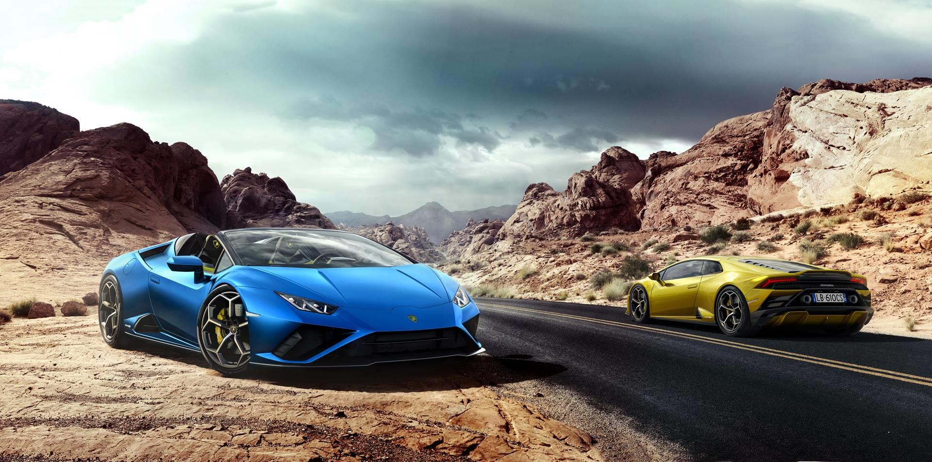 Lamborghini Huracan EVO RWD Spyder Wallpaper