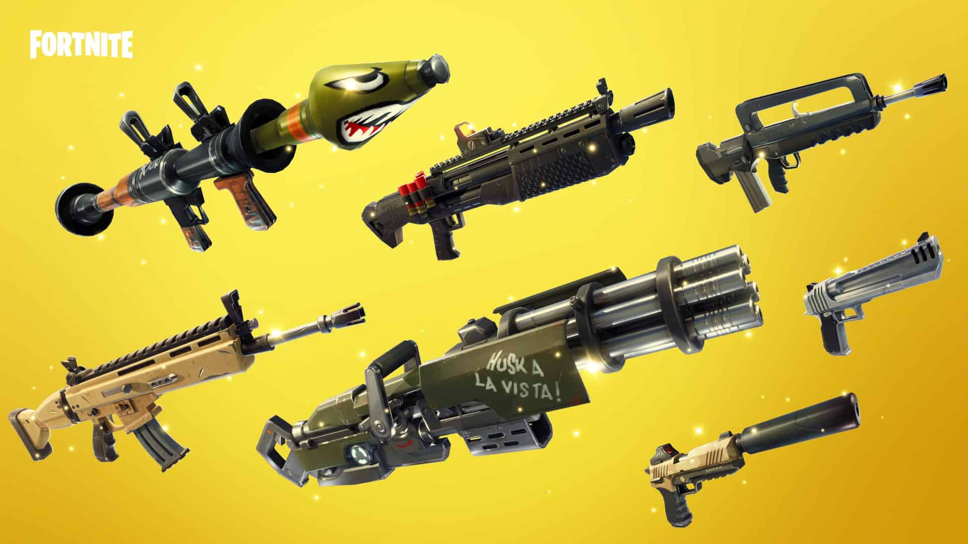 Fortnite People with Guns Wallpaper