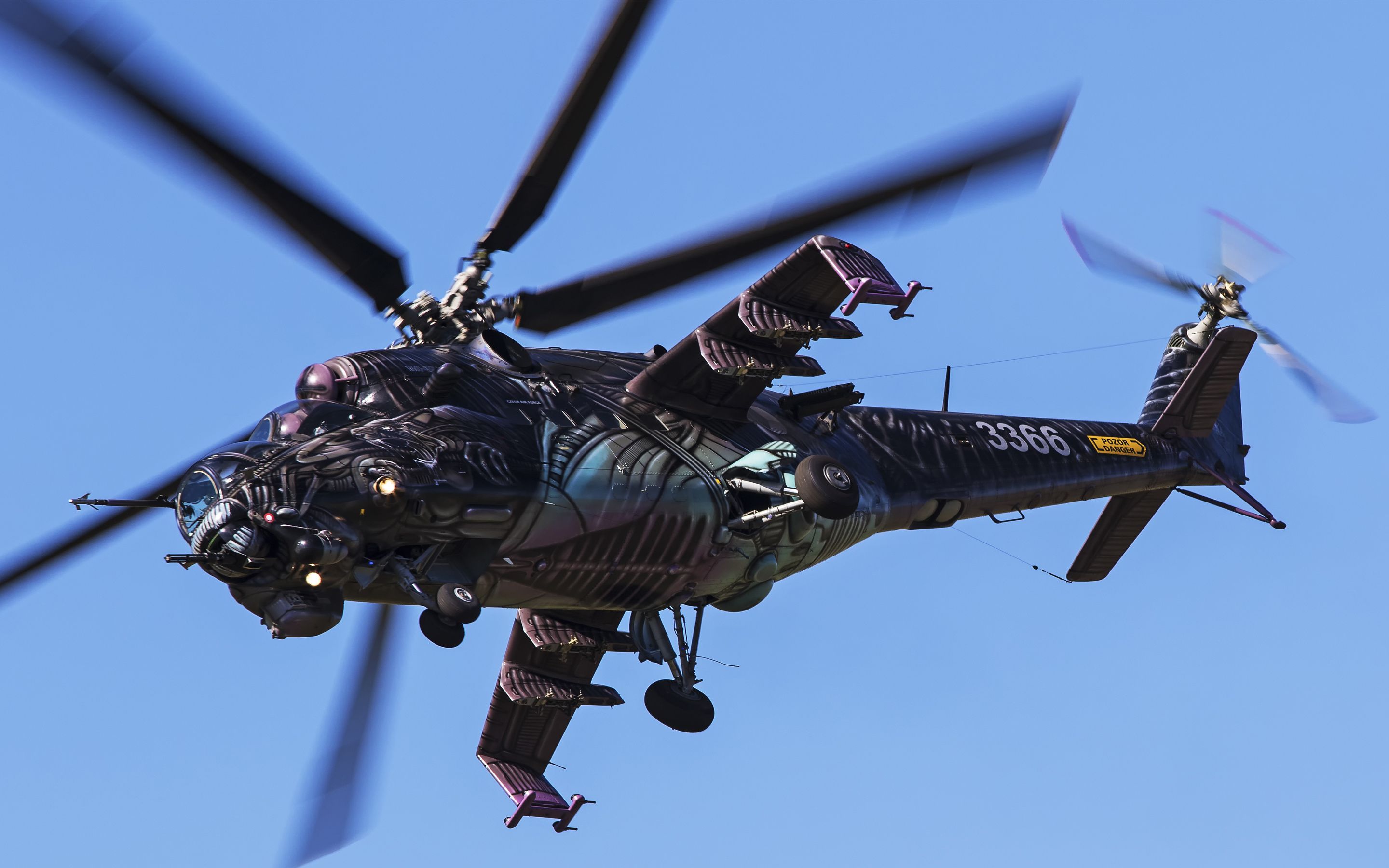 Attack Helicopter Mil Mi 24 HD wallpaper