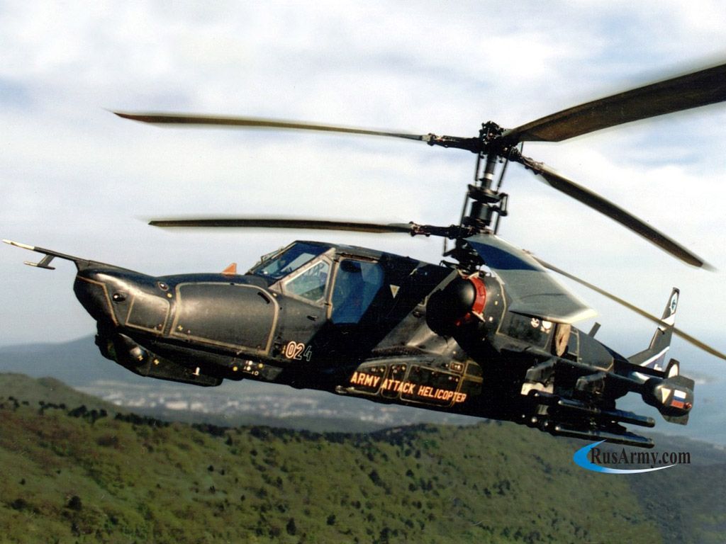 Wallpaper - Ka 50 Single Seat Combat Helicopter