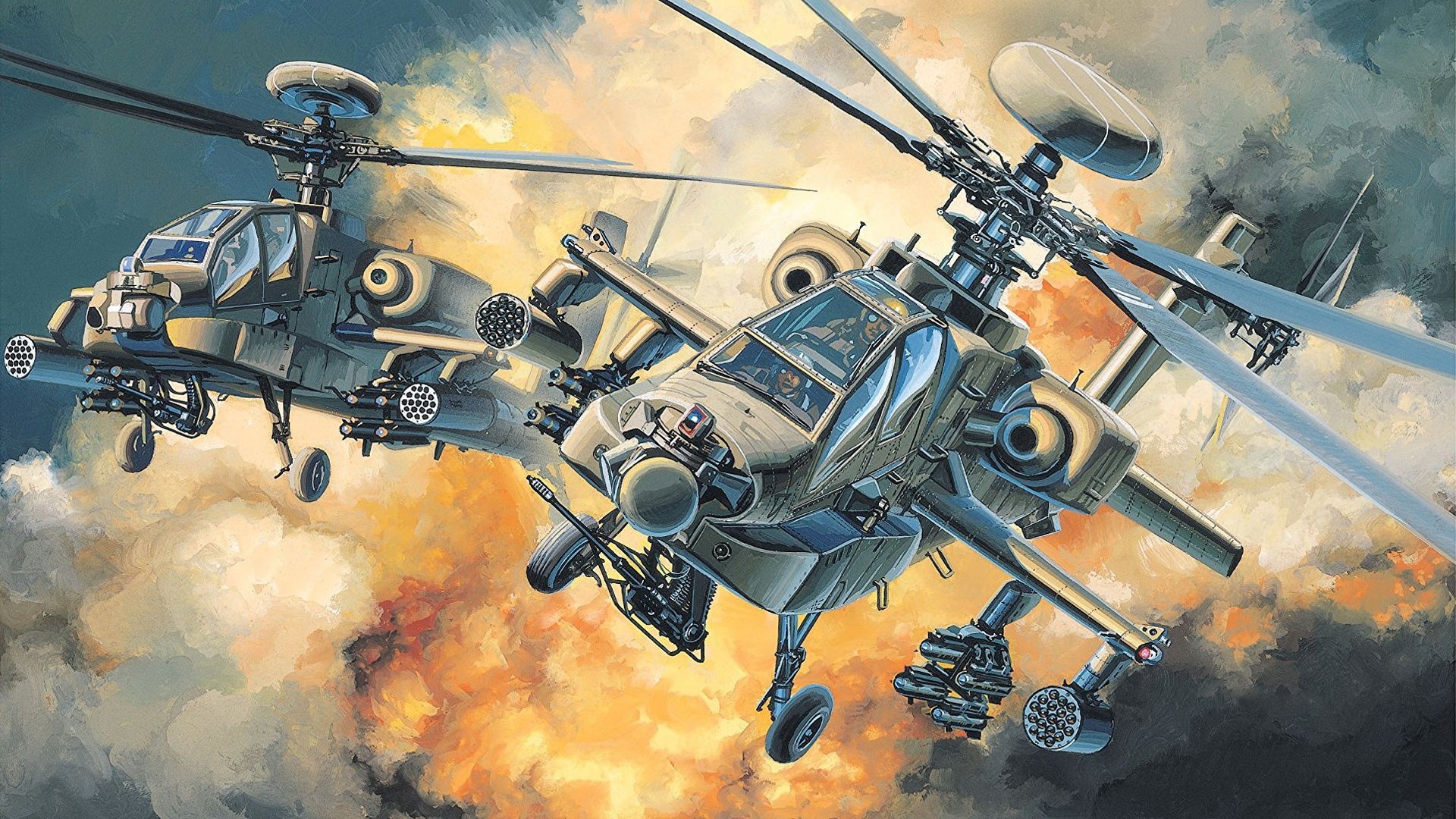 Attack Helicopter HD wallpaper, background